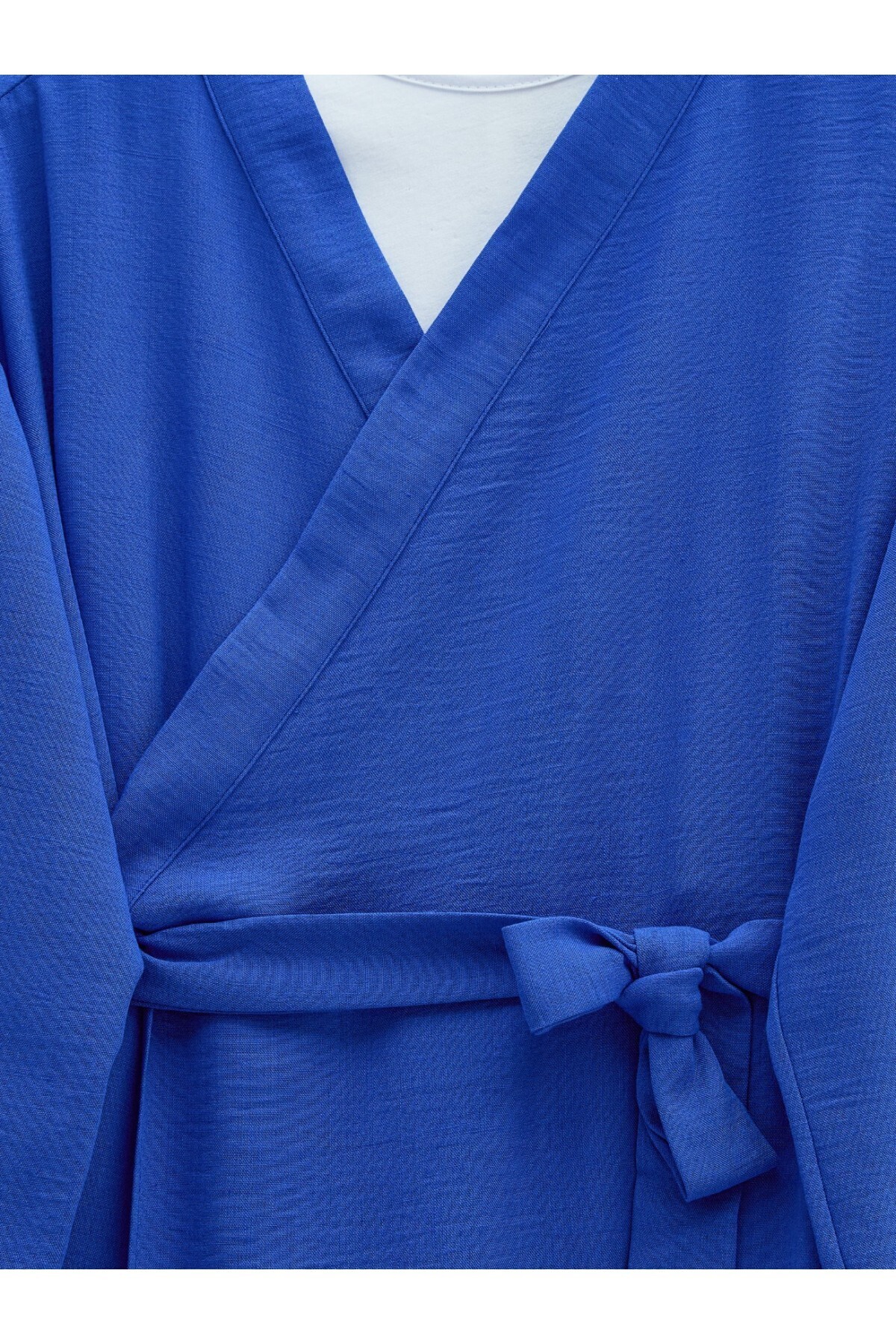 Modamorfo-Long Cap with Double Tie on the Front -Saks 2