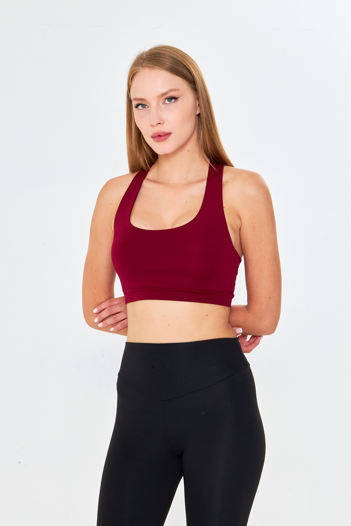 FLAMOVA SIRT ÇAPRAZ DETAYLI SPOR SÜTYENİ SPOR BRALET görsel 8