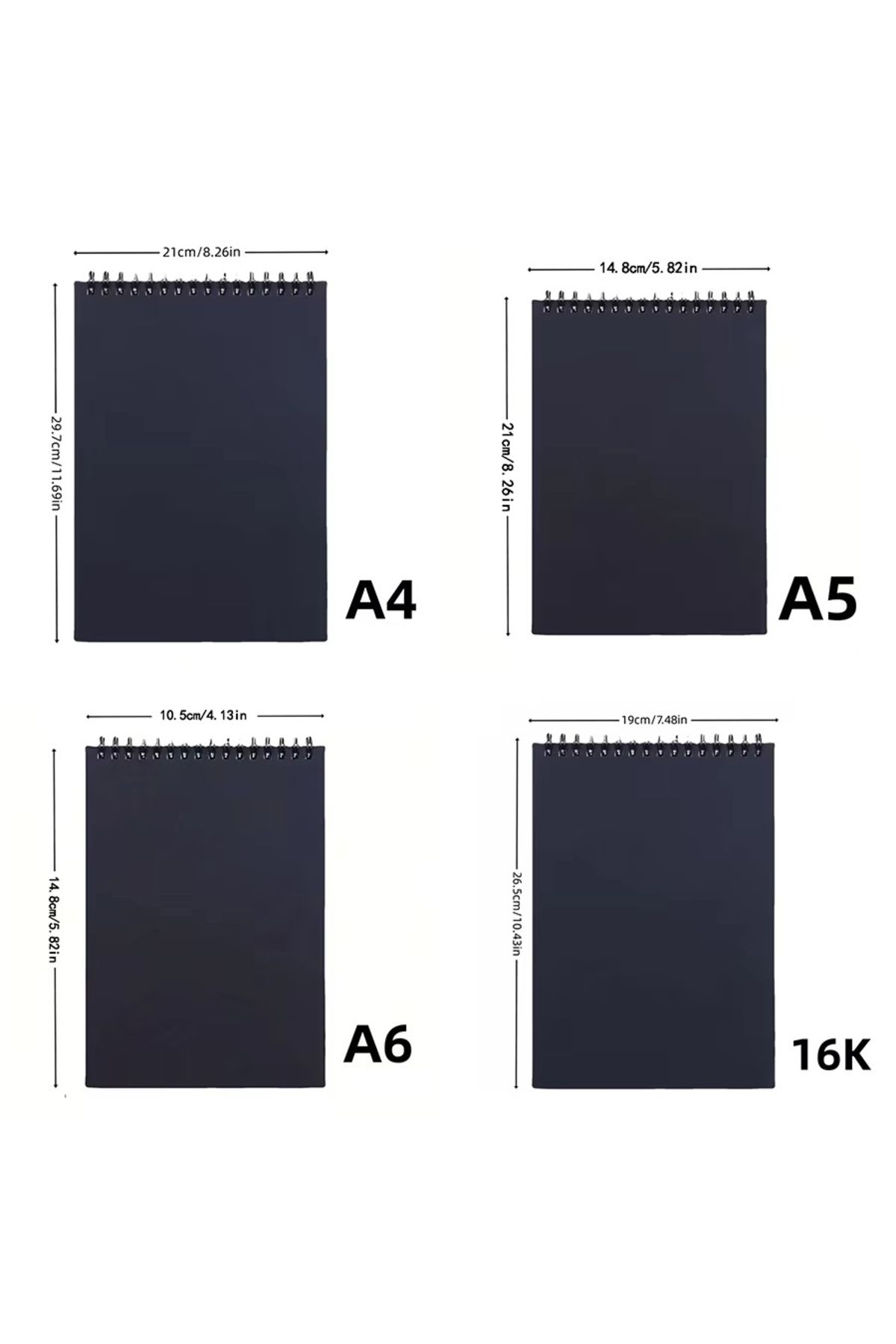 Choice-16K 1 Pack 30-Sheets ,Sketch Book, Top Spiral Bound Sketch Pad, Acid Free Art Sketchbook Artistic Dr 5