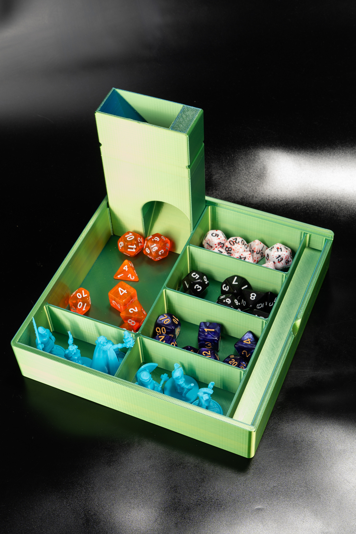 Doppelganger3d Zar Kuleli FRP Zar ve Minyatür Taşıma Kutusu ( Frp