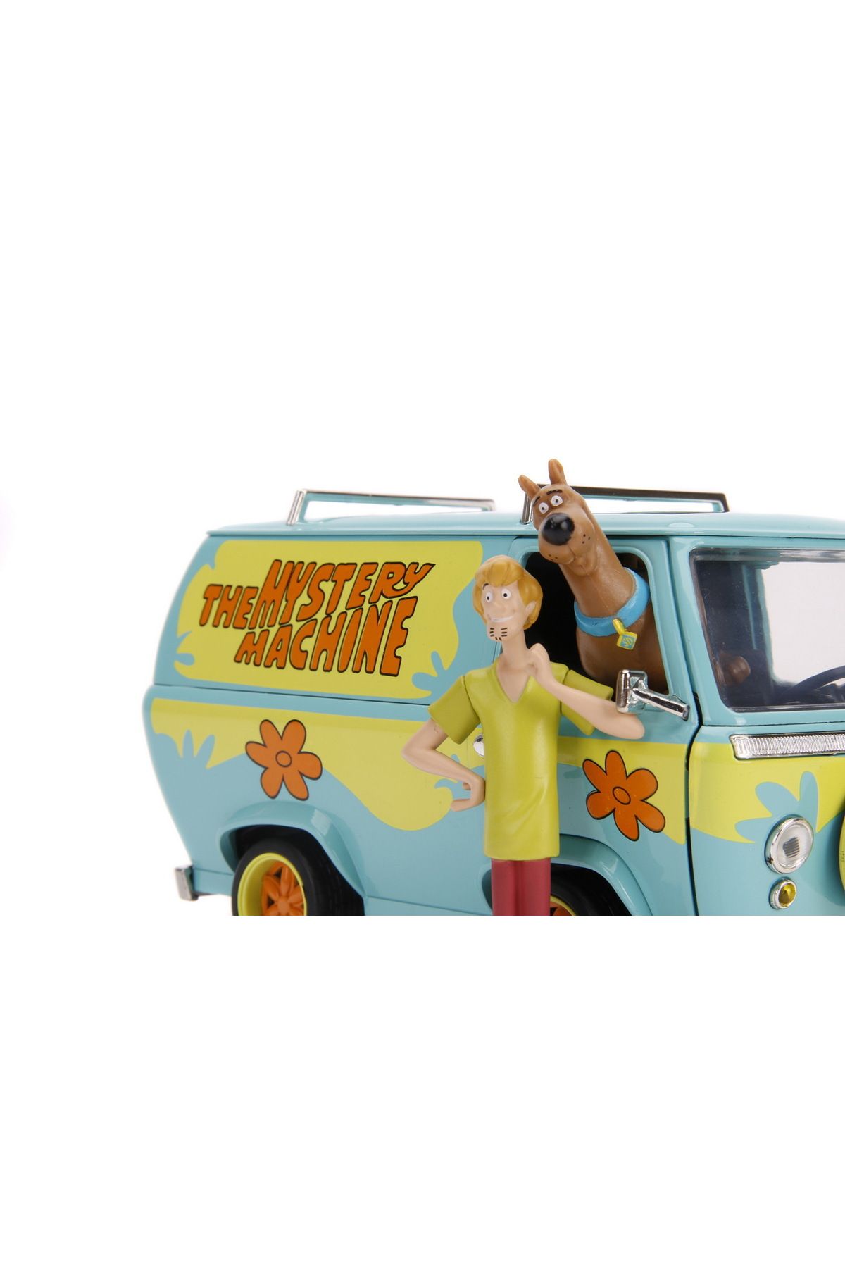 Simba-Scooby Doo Mystery Van Set Made of 1:24 Scale Metal Van and 2 Scooby Doo and Shaggy Figurines 3