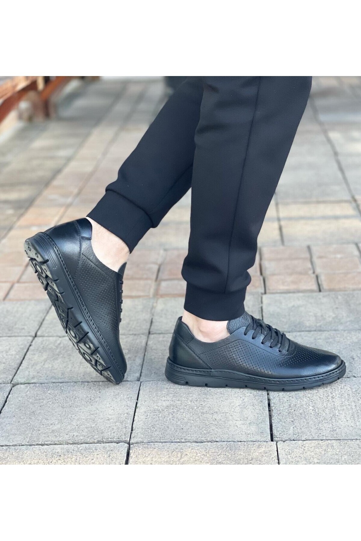 ایتالیانو آیاکابی کفش کتانی مردانه راحتی SOWT چرم اصل با زیره EVA