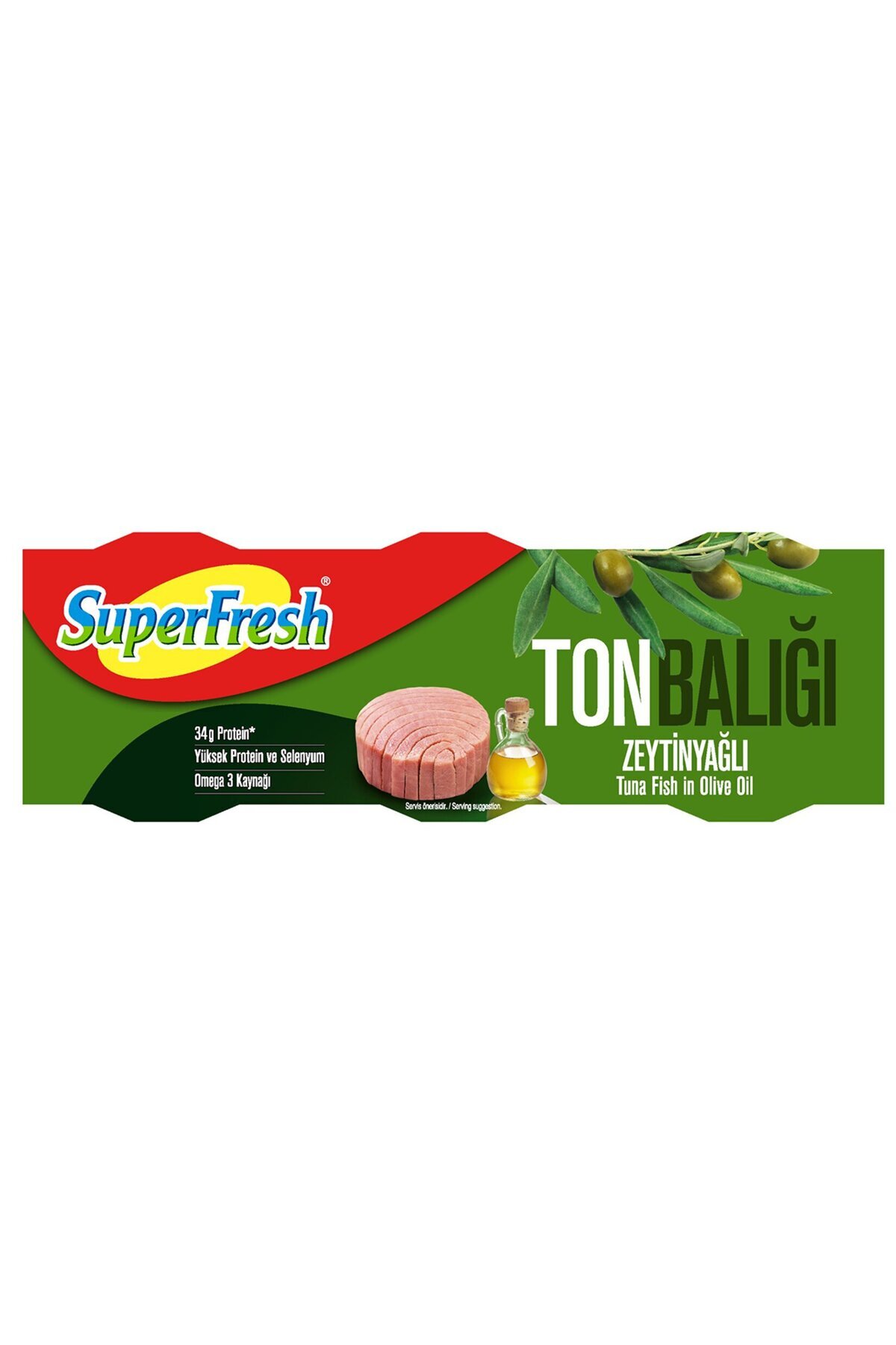 SuperFresh Zeytinyağlı Ton Balığı 3X75 G x 1 Adet