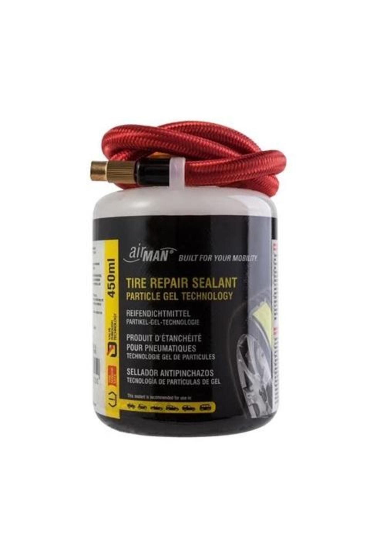 Universal-AIRMAN 71-051 car compressor and sealant set, 15 A, 180 W, 6-7 l/min, 2.5 bar, with hose 3