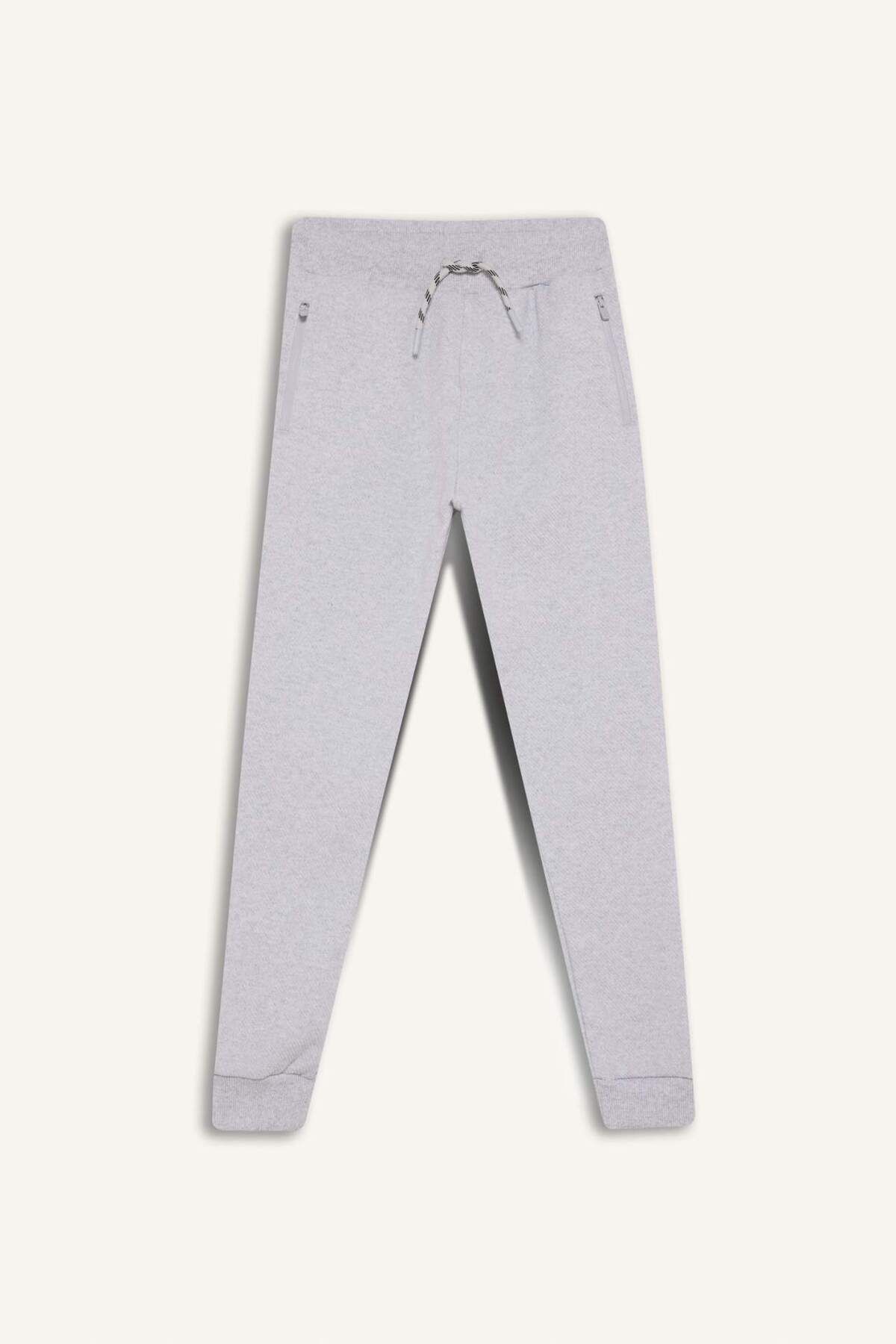 DeFacto-Boy's Jogger School Sweatpants with Elastic Waist and Pockets C7635A825Wn 1