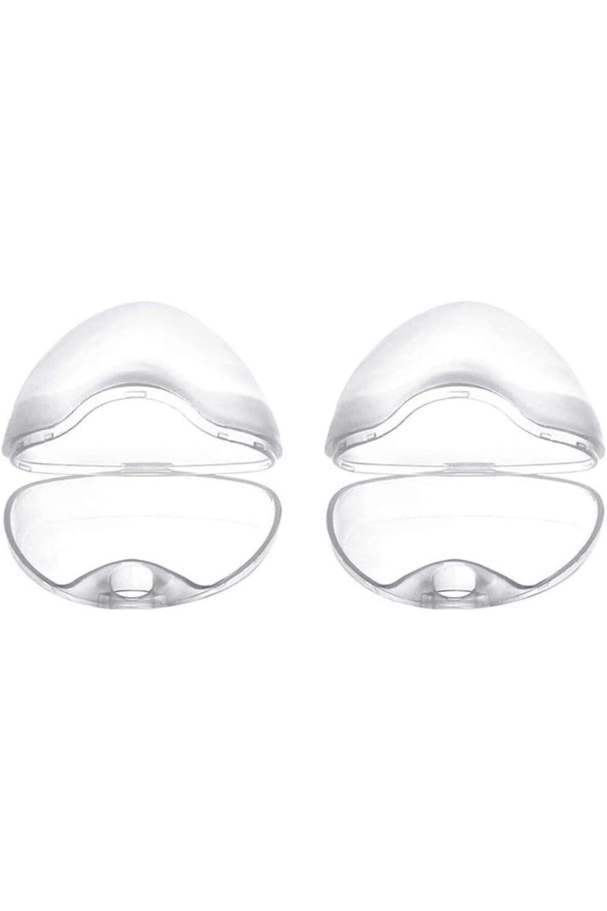 Dawwoti-Set of 4 pacifier protectors, PP, transparent, 7 x 6.1 x 5.5 cm 4