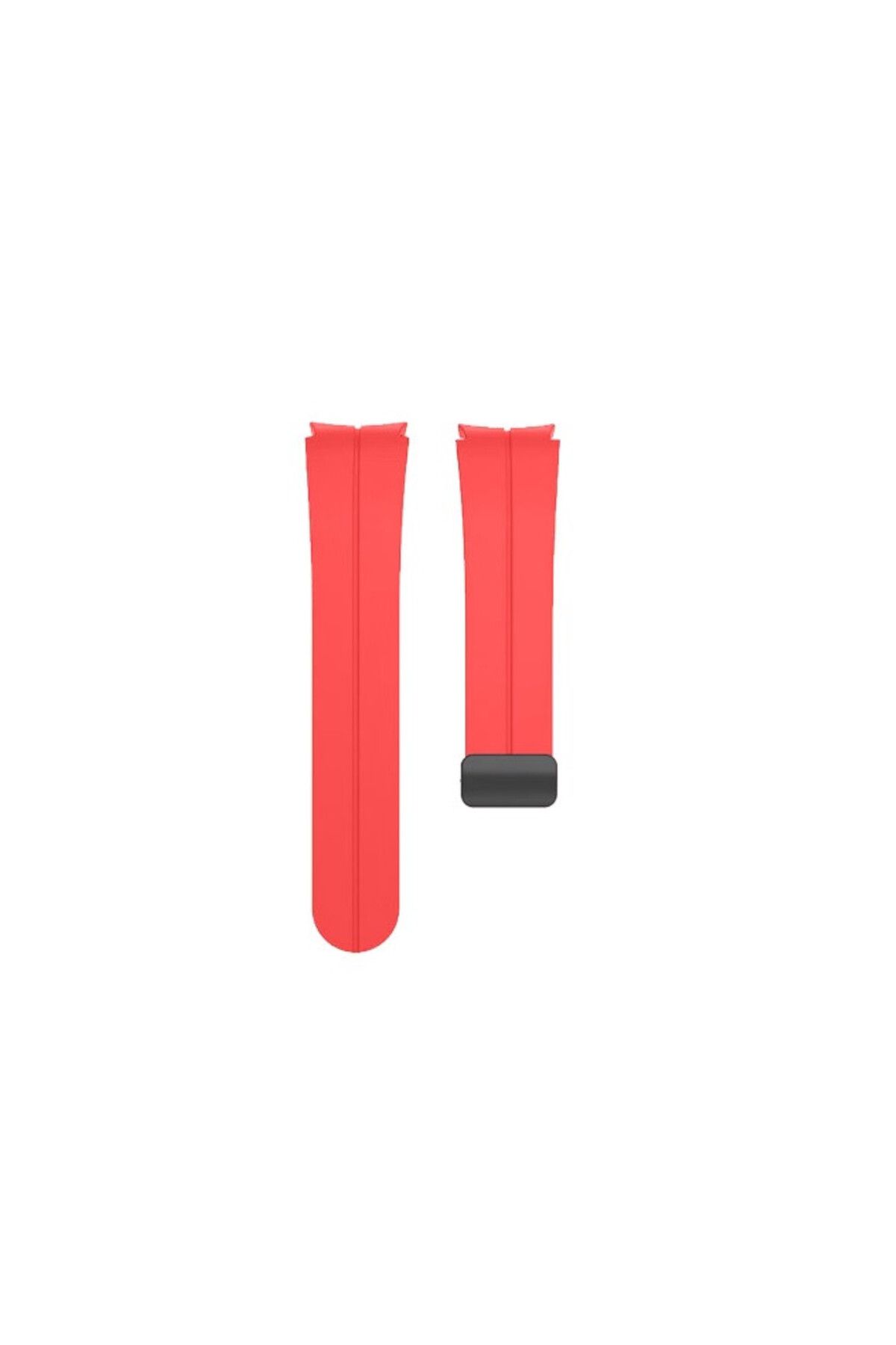 eR D L-Silicone strap compatible with Samsung Galaxy Watch 5, 4, 5 Pro, 4 Classic, red, strap width 20mm 4