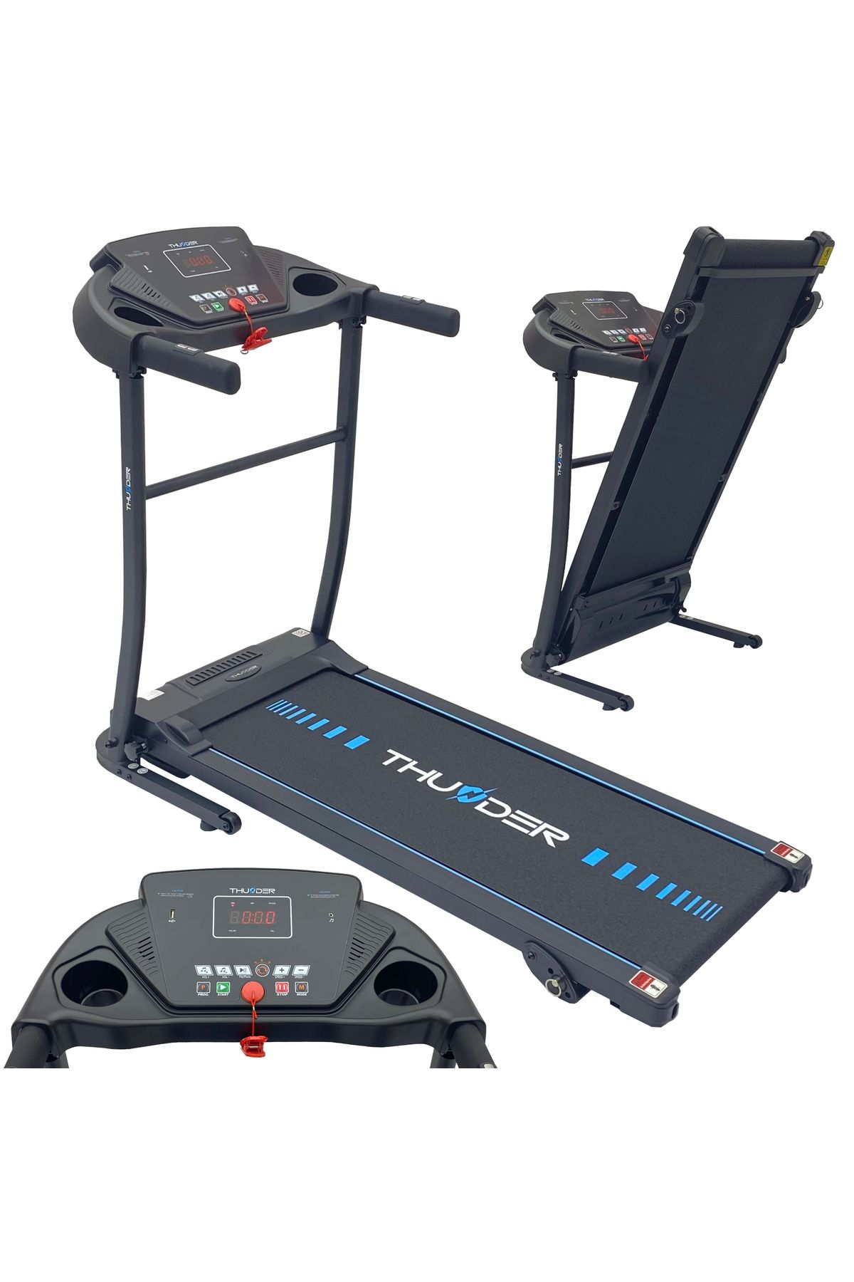 Thunder-Treadmill, Ts-G8000, Bluetooth, max speed 10km/h, max supported 90kg, 12 preset programs 1
