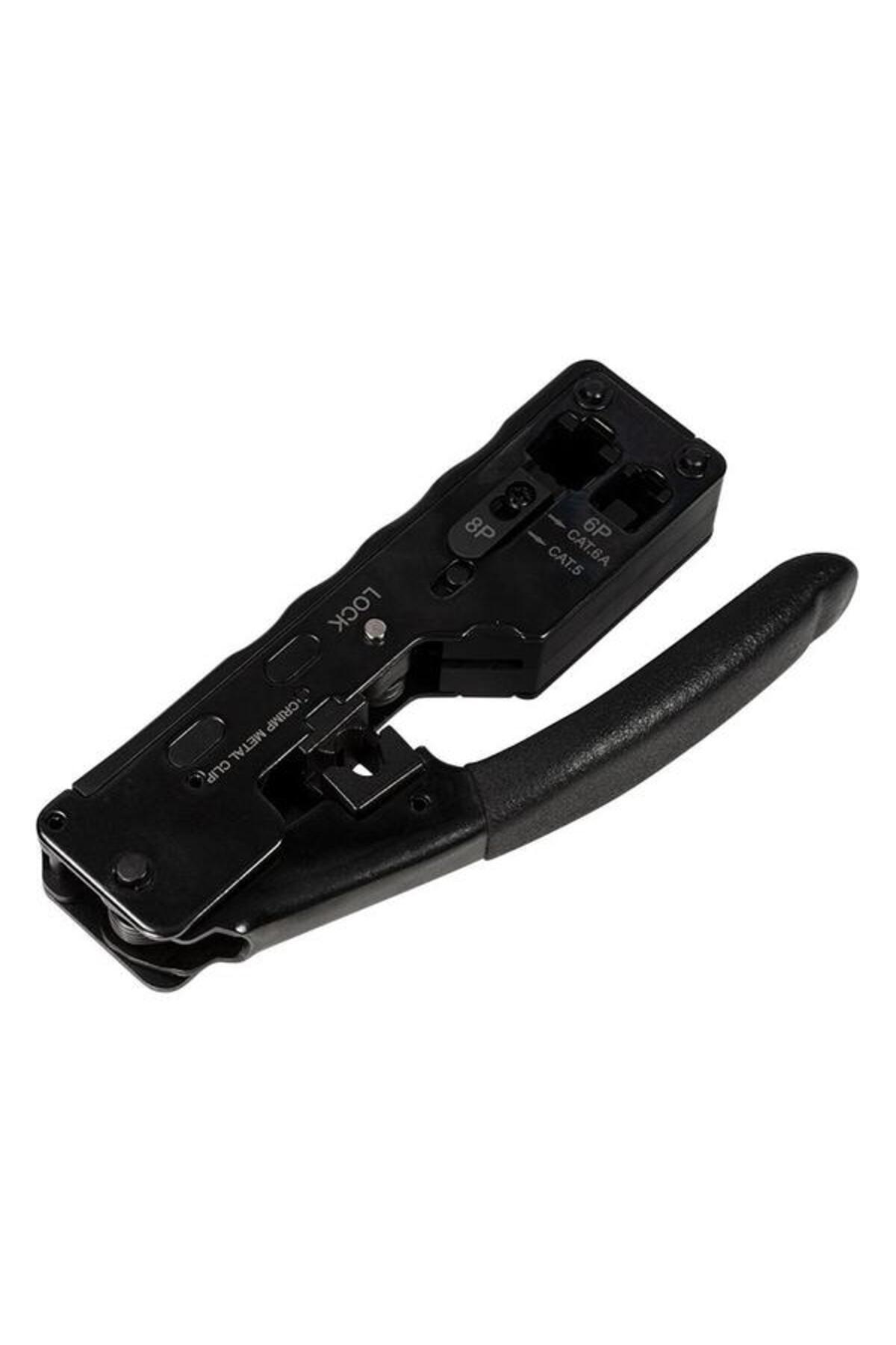 LogiLink-Crimping Tool WZ0025 for RJ45 Cat.5e/Cat.6/Cat.6A/Cat.7, RJ11/RJ12, Black 1