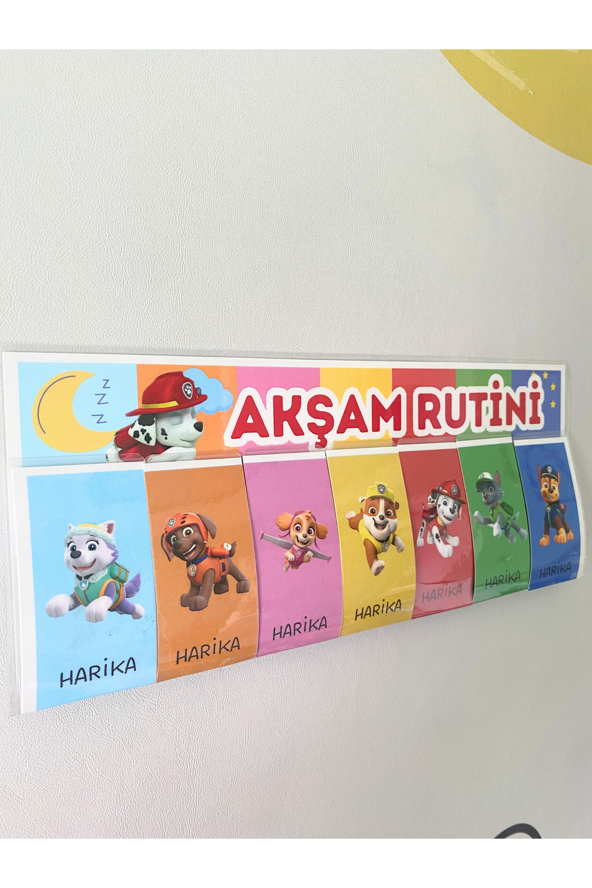 نمودار روتین صبح و عصر (چسپاکی) (با تم پا پاتروال)