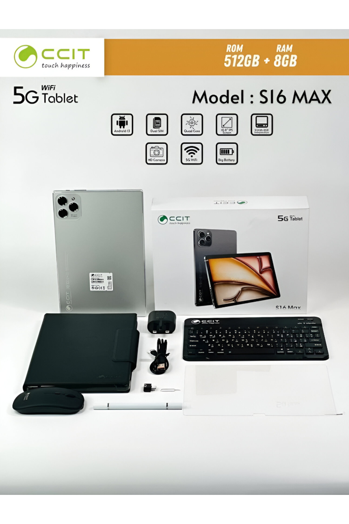 CCIT-S16MAX 5G Tablet with Large Display and High-Speed Connectivity 2