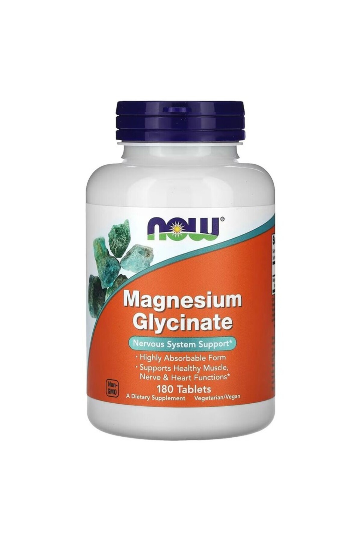 Now Foods Magnesium Glycinate 180 Tablet