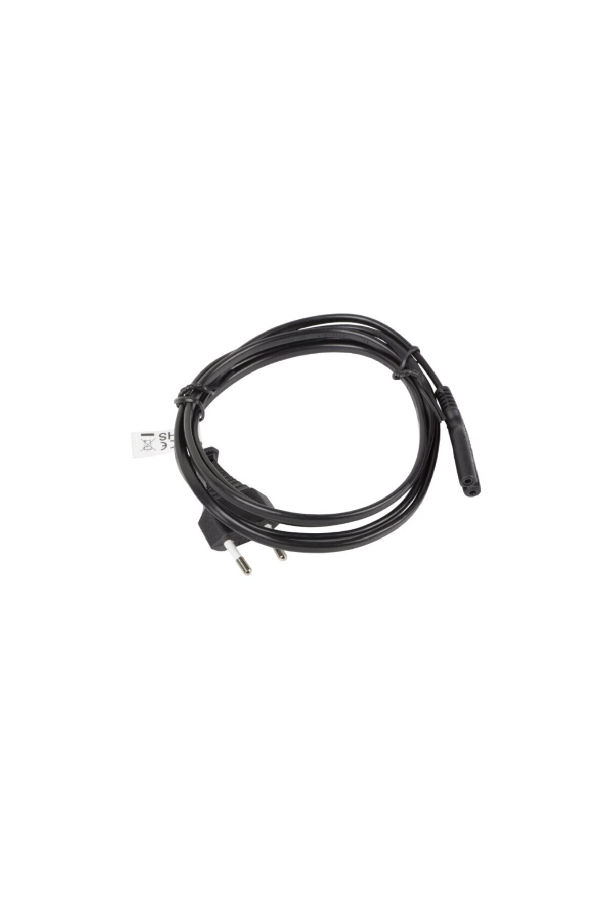 SOHO-Power Cable for TV/Radio, CEE 7/16 to IEC 320 C7, 2 Pin, 10A, 1.8 m, Black 4