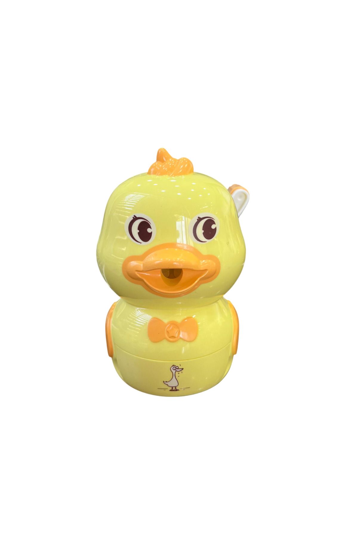 Brons-Cute Duck Patterned Table Top Pencil Sharpener with Arms 1