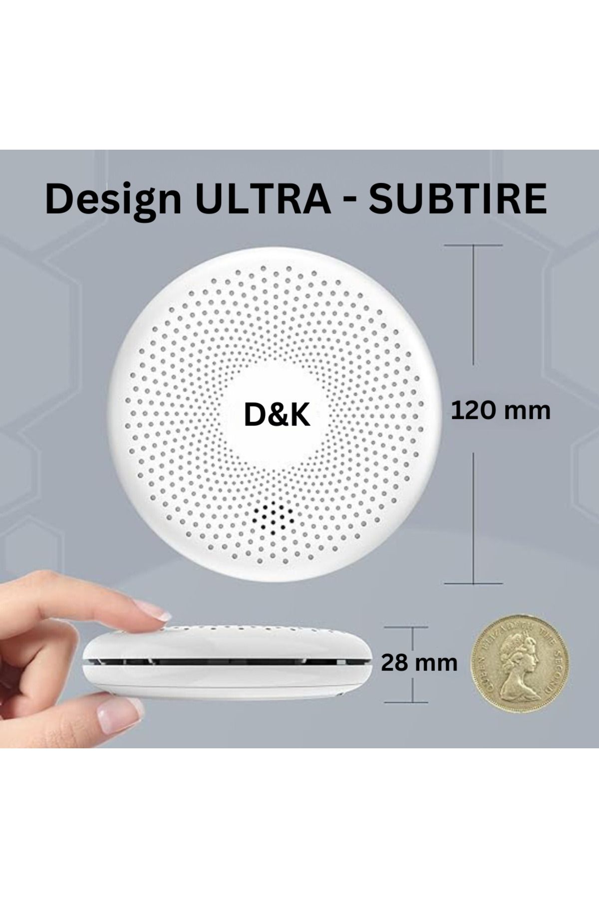 D&K WONDER-Smart 2in1 Smoke & Carbon Monoxide Detector WiFi, Smart Life/Tuya, 85dB Alarm, 10 Year Battery 4