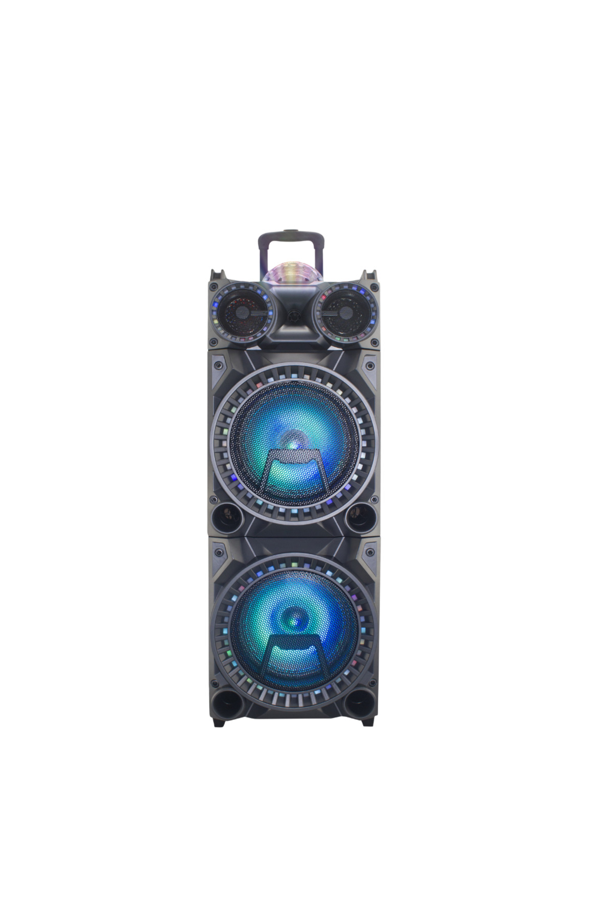 HEPU HP-973 Bluetooth Süper Bass Parti Hoparlör – 2x10” Woofer