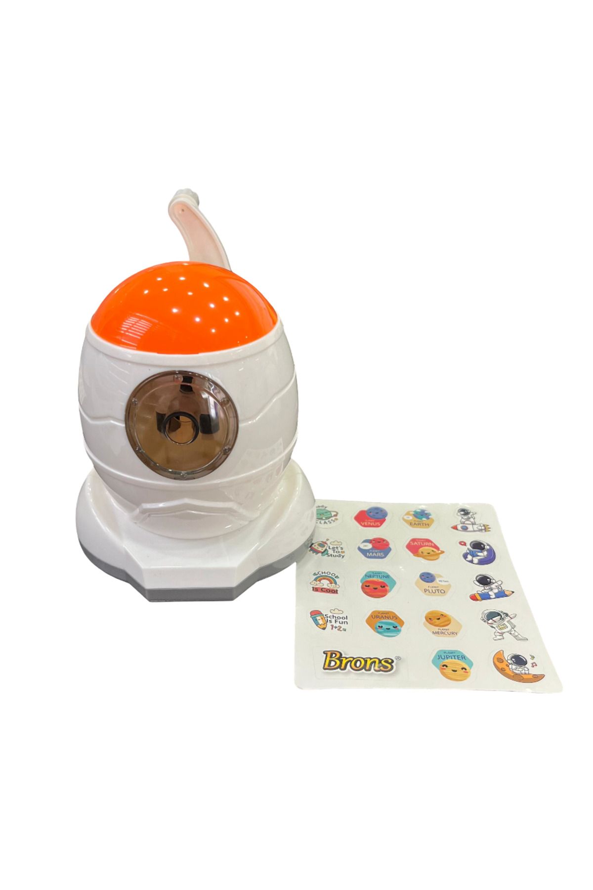 Brons-Ufo Designed Sticker Table Top Arm Pencil Sharpener (Design Your Own Ufo with Stickers) 1