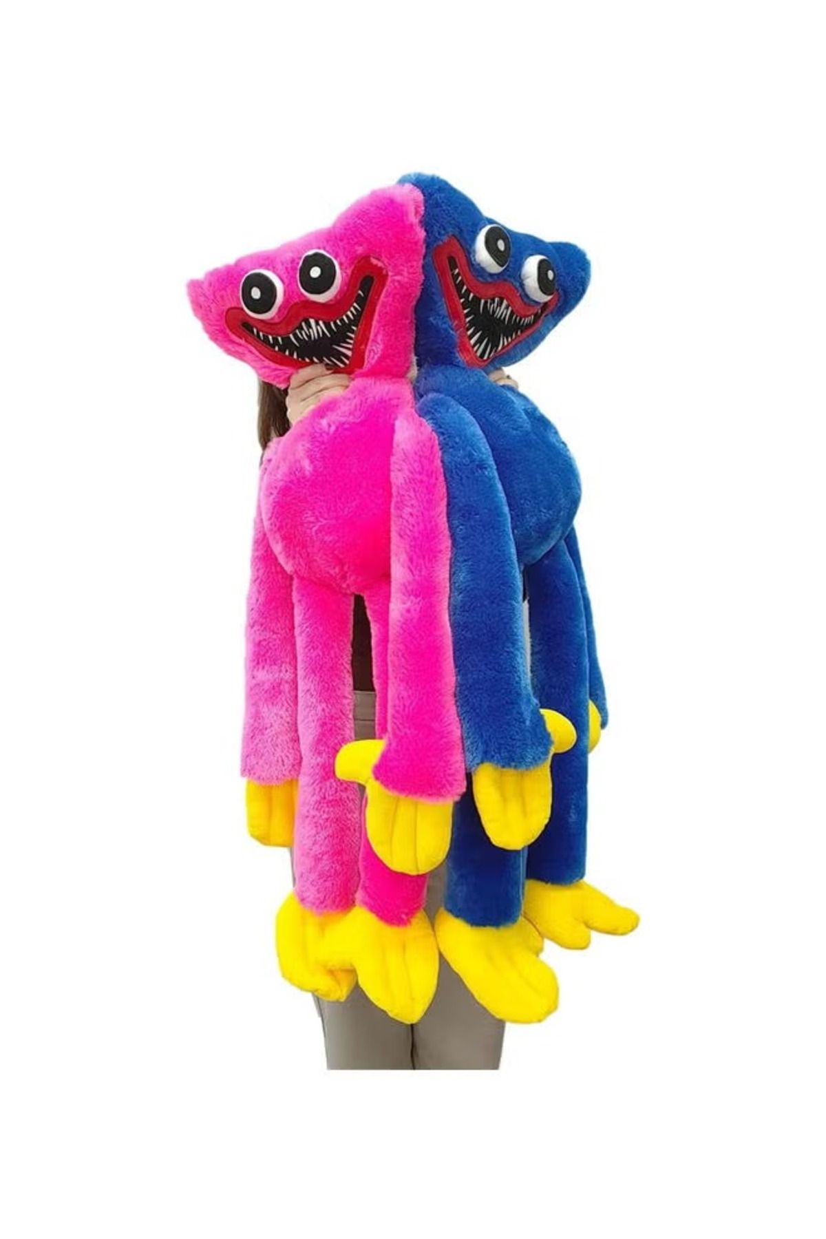 rexa-Poppy Playtime Huggy Wuggy Plush Toy – 100cm Soft & Cuddly Horror Game Character 3