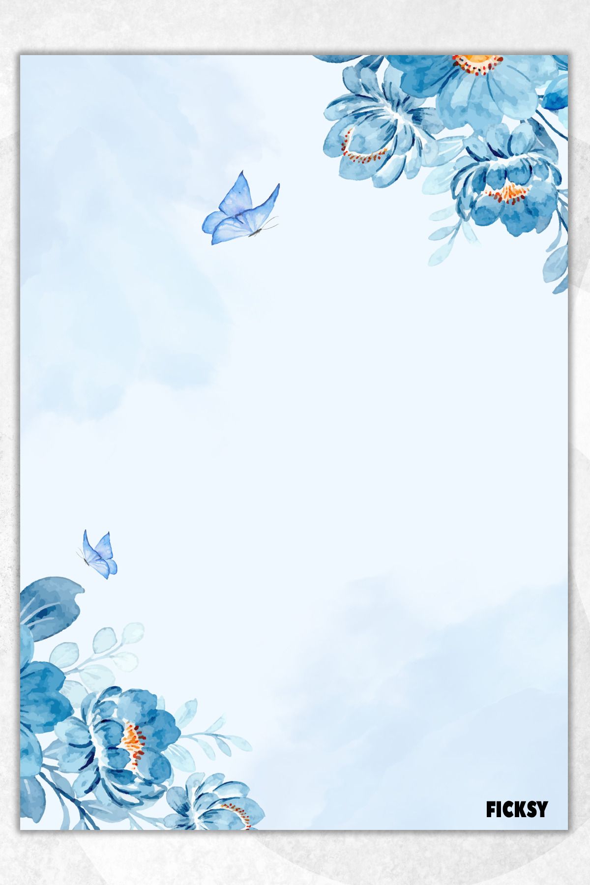 Ficksy-Flower Note Paper - A5 Size - 50 Sheets - Notepad - Memopad - Memo Pad - to Do List - Notebook 1