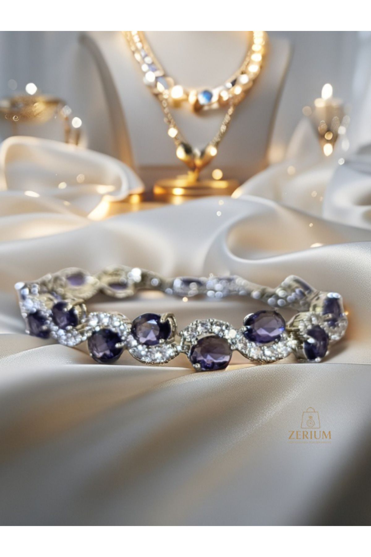 ZERİUM-Stylish and Elegant Vip Cluster Bracelet 6