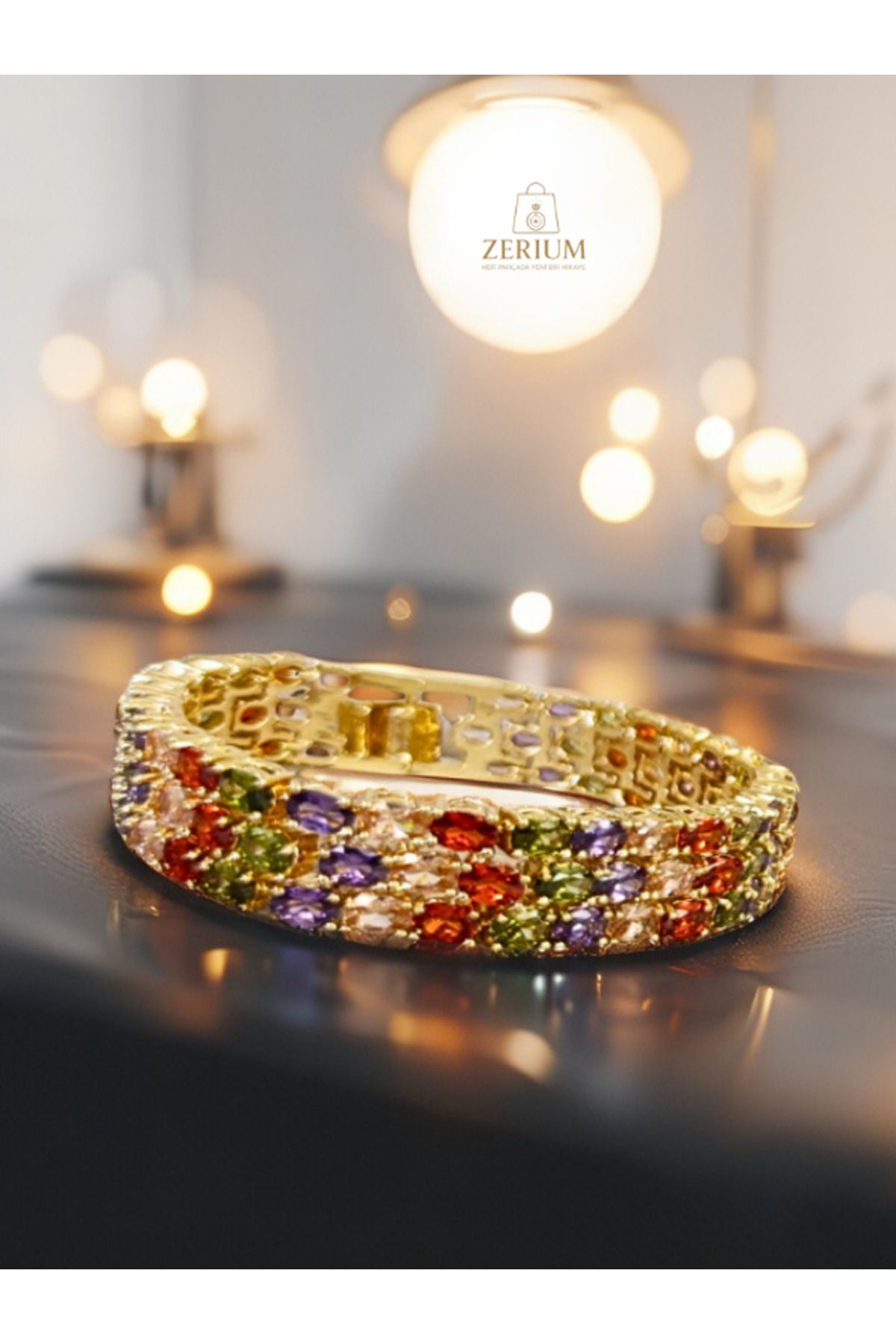 ZERİUM-Stylish and Elegant Vip Model Colorful Bracelet 4