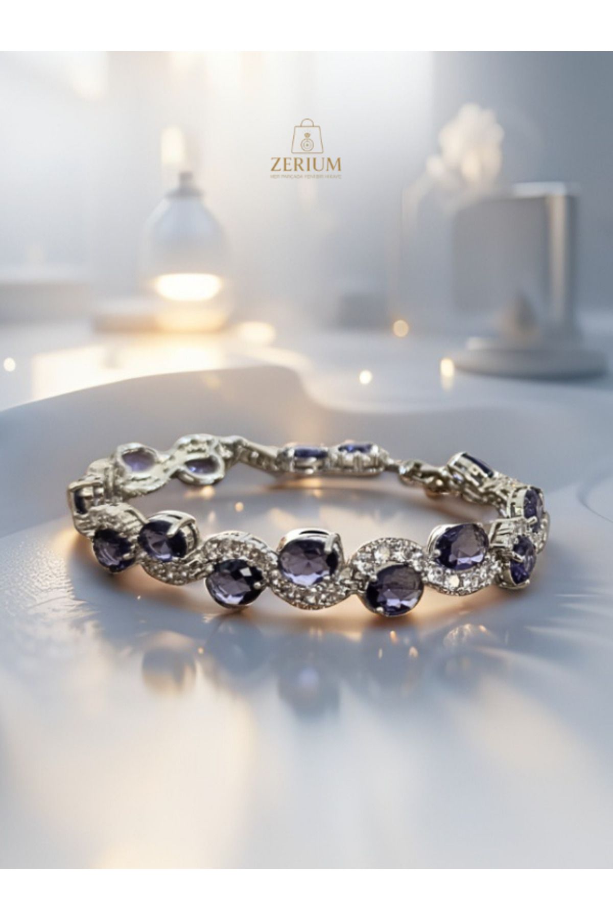 ZERİUM-Stylish and Elegant Vip Cluster Bracelet 4