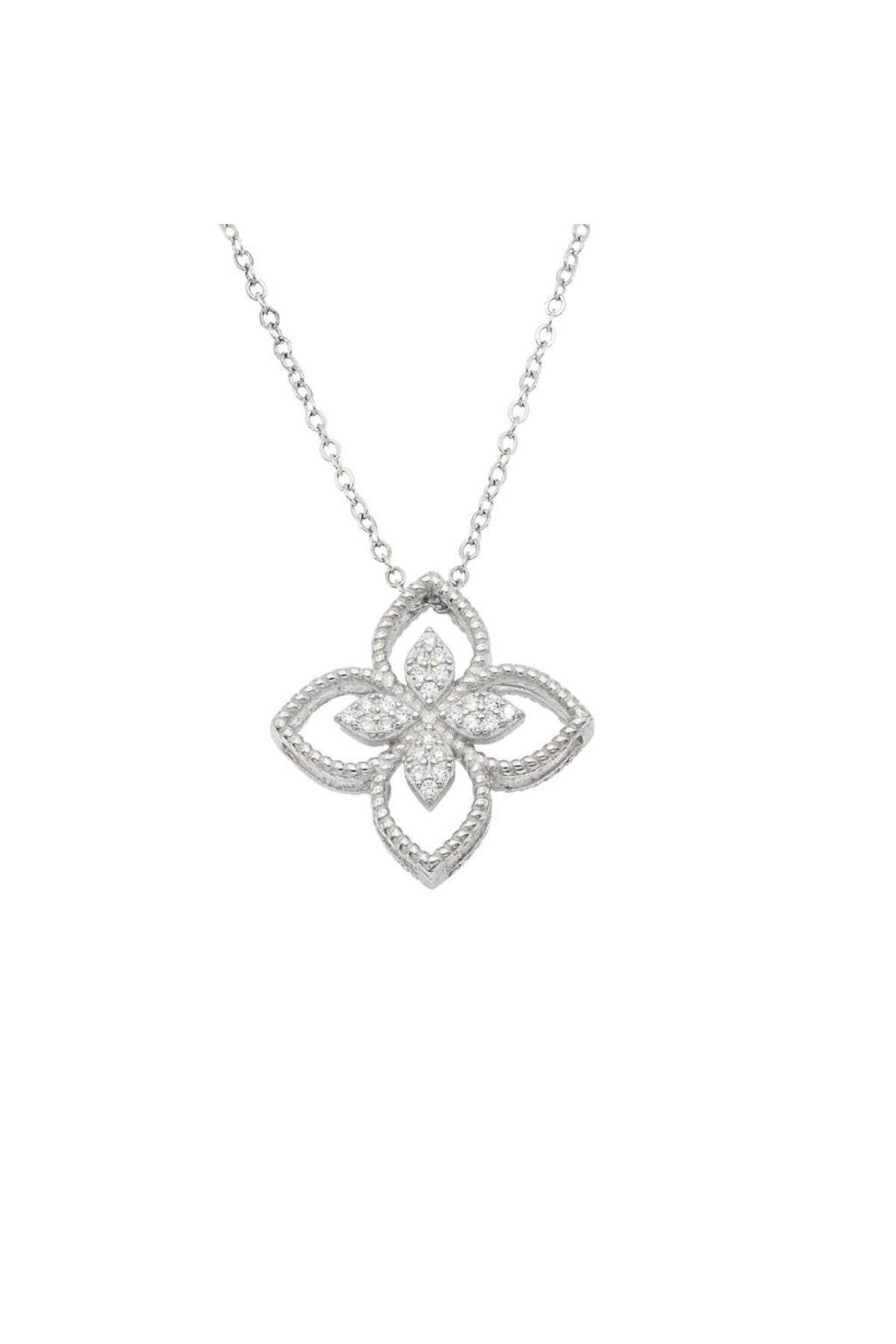 Bijuteria SORELLY-Lant Argint Floare 1