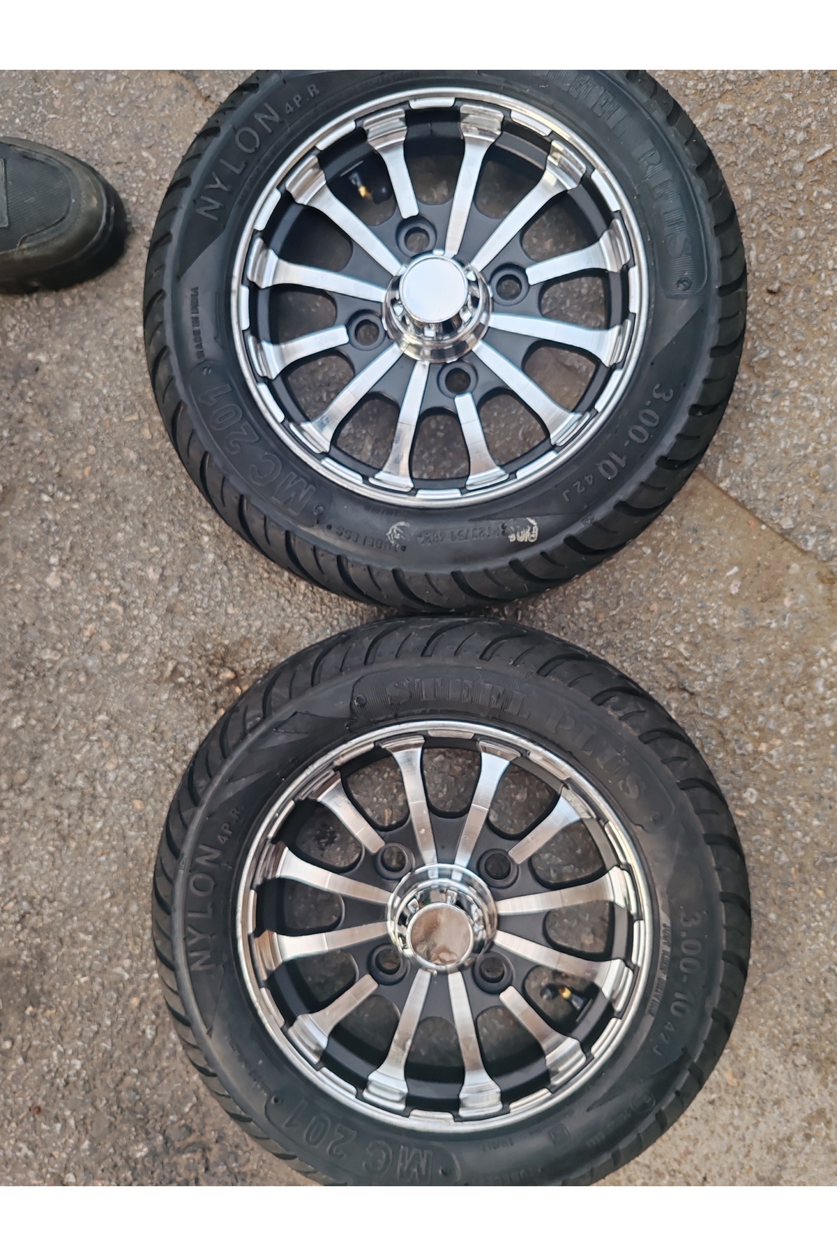 Kuba 3 TEKERLİ EBİKE ARKA JANT ÇELİK 10 İNÇ 2 adet sag sol