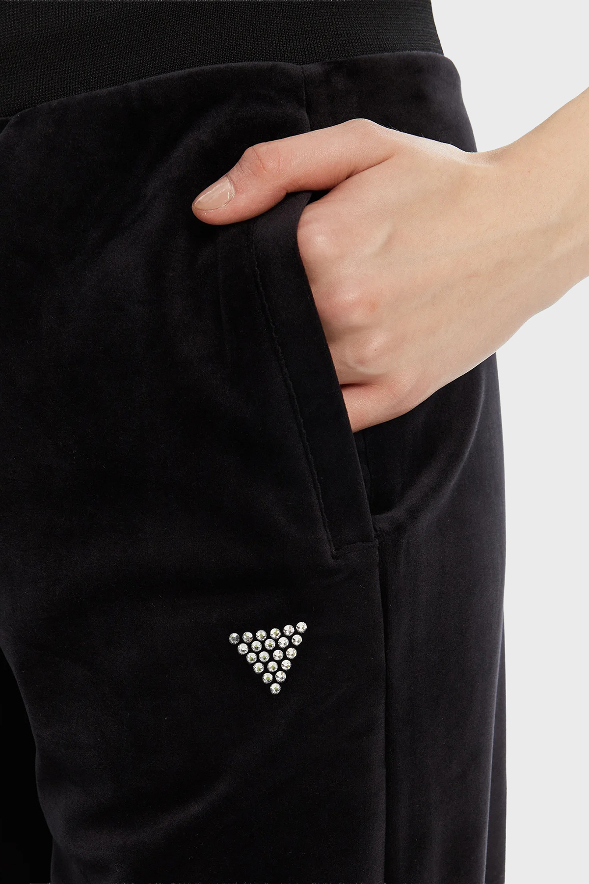 Guess-Couture Stoned Regular Fit Παντελόνι Jogger με ψηλόμεσο βελούδο V3BB26K0232 ΠΑΝΤΕΛΟΝΙ V3BB26 4