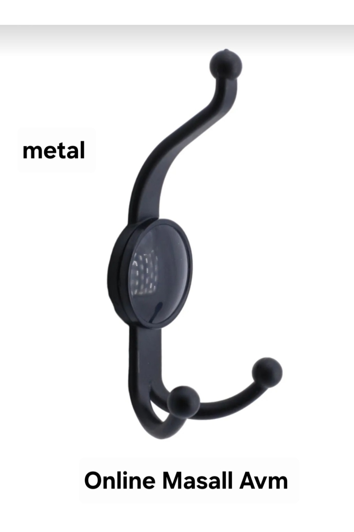 Online Masall AVM Boncuk askı pormanto metal vestiyer elbise dolabı askısı vidaları hediyemizdir
