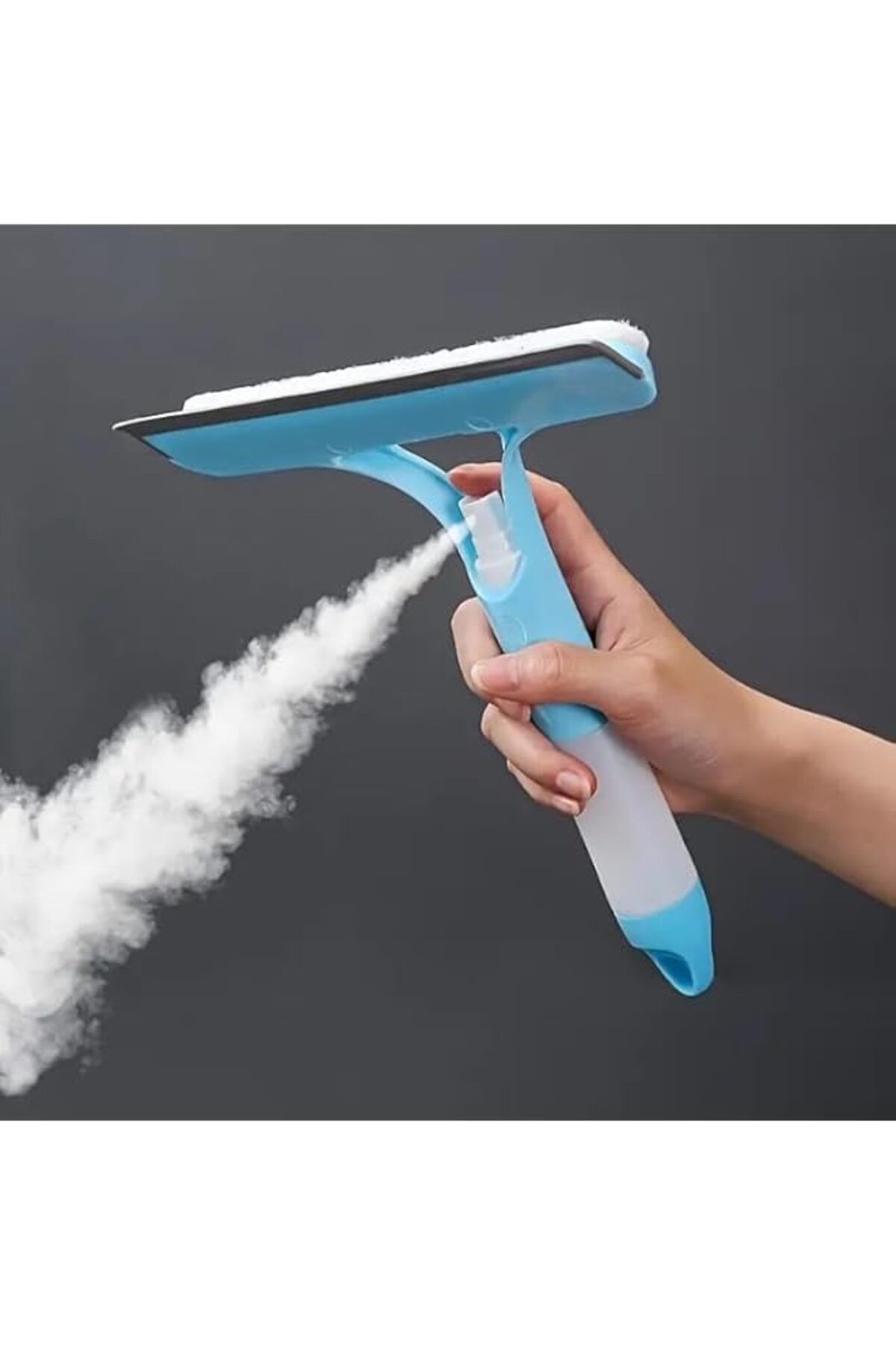 Generic-قطعة واحدة، ممسحة زجاج 3 في 1 مع مكشطة وبخاخ، منظف نوافذ، أداة غسيل نوافذ احترافية، D 1