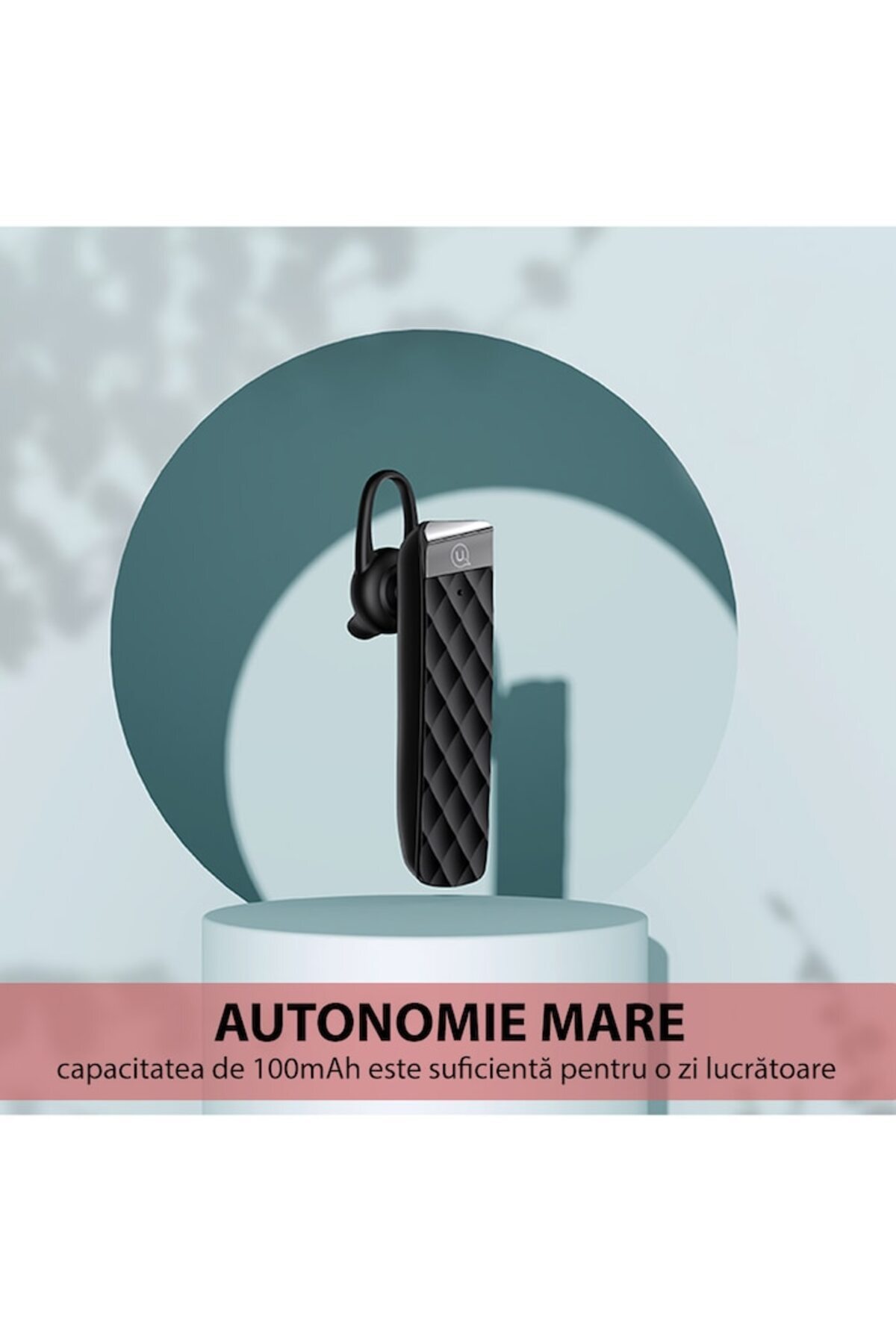Usams-Business Headset BT1 - Universal Compatibility with Android and iOS, Bluetooth 5.0, Call Switc 3