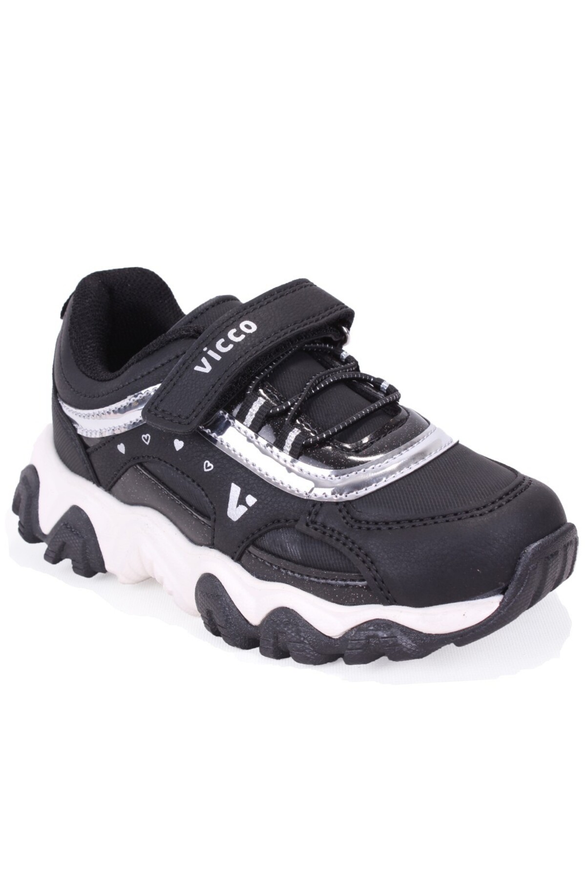 Vicco Dream 346F25K210 Siyah Ortopedik Günlükız Çocuk Spor Ayakkabı