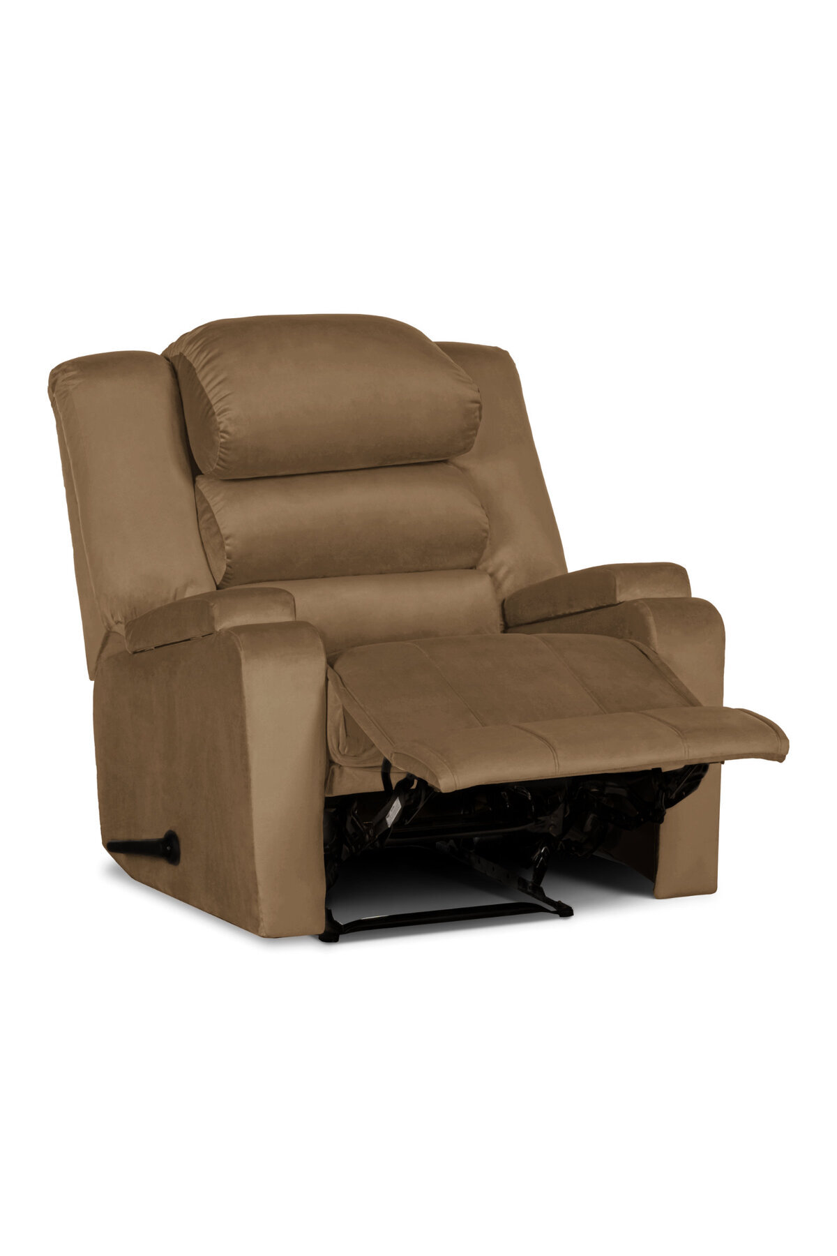 Lazy Vibes-Reflex Comfort - Practical Velvet Recliner Chair with Storage Box | Fixed 2