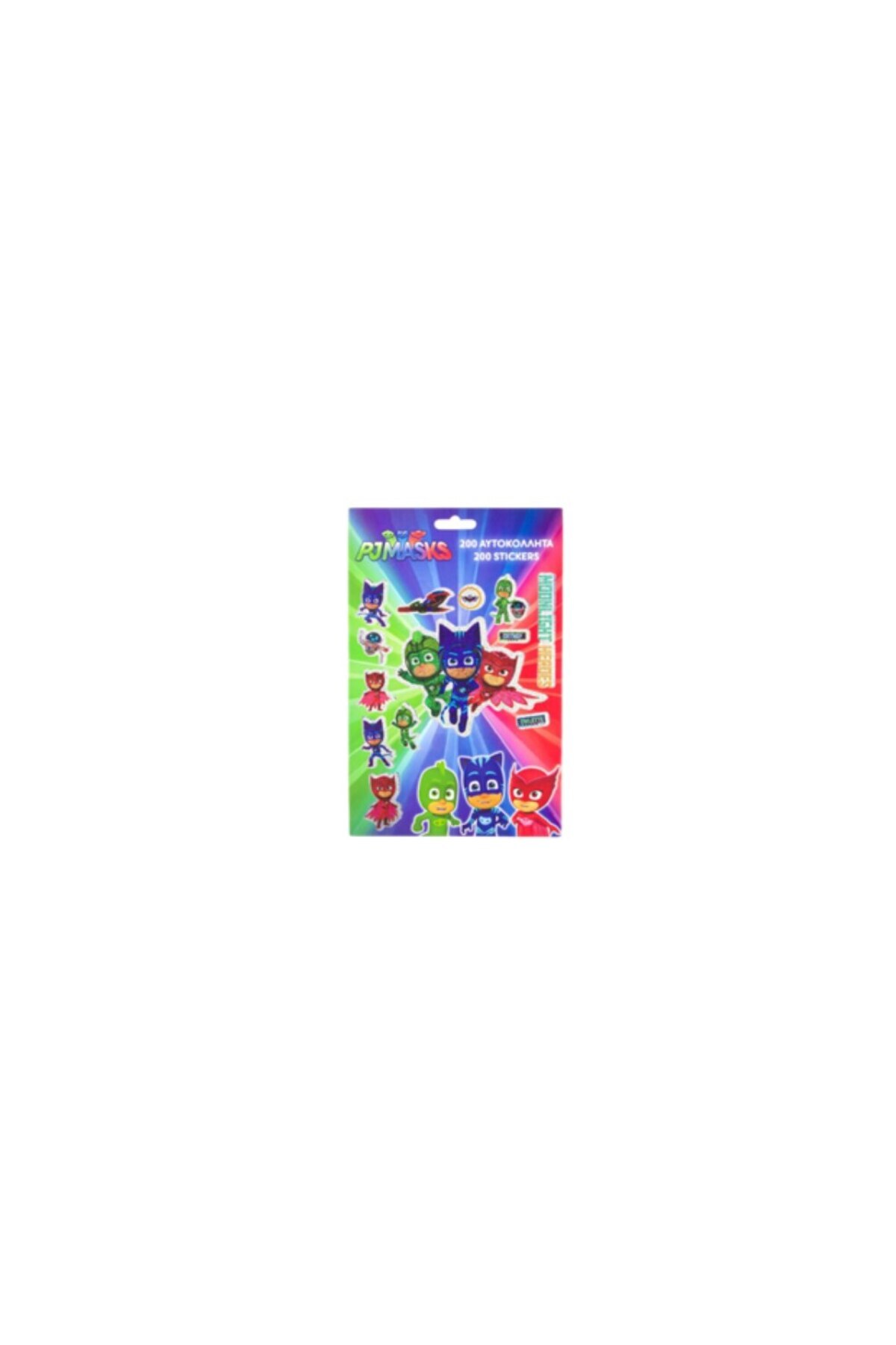 Bibilel-Notebook with 200 stickers, different sizes and designs, HEROES IN PJAMALES character, R 3
