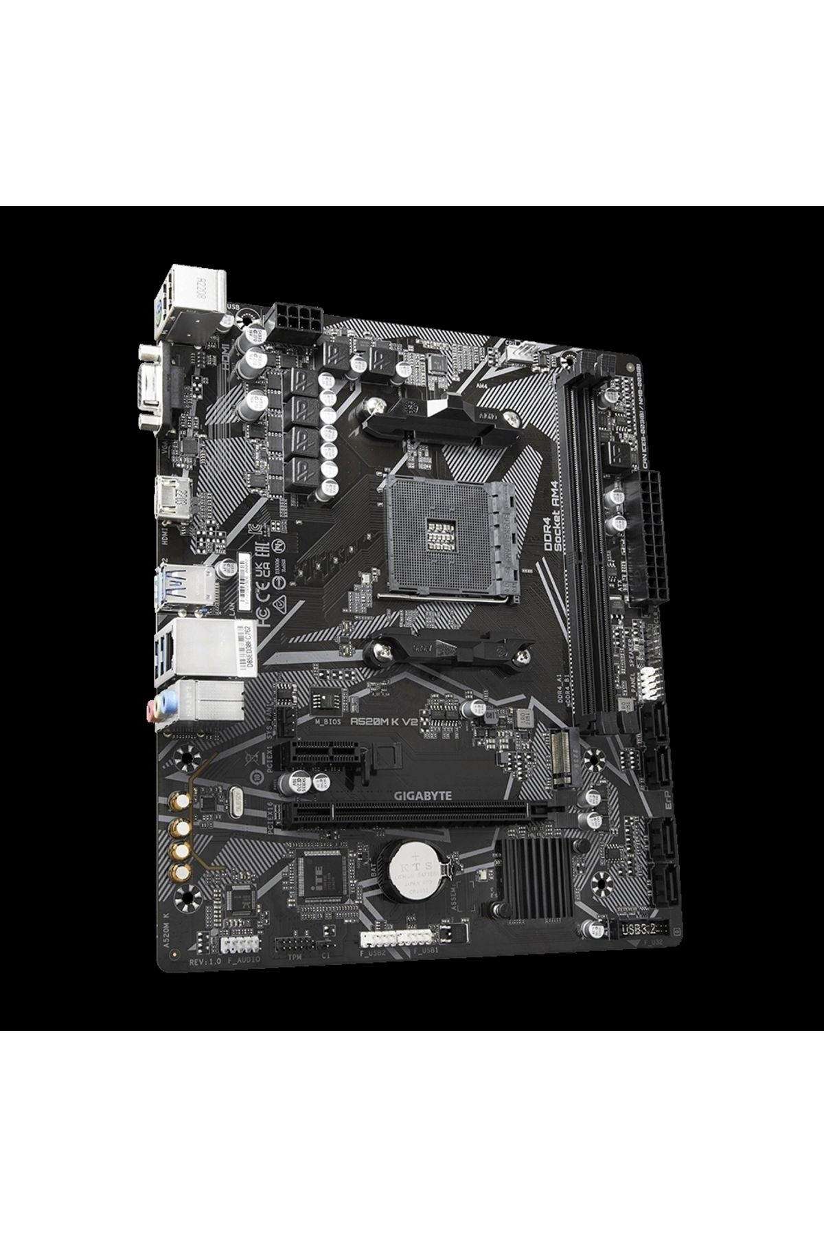 Gigabyte-A520m K V2 Ddr4 5100mhz(OC) HDMI M.2 Matx Am4 2