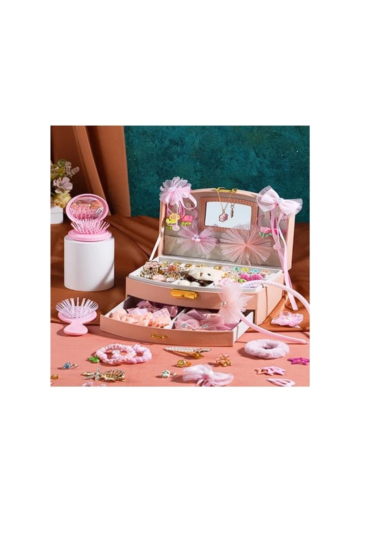 Bloomie's Bloomie 148 Parça Saç Süsleme Aksesuarları Kutusu