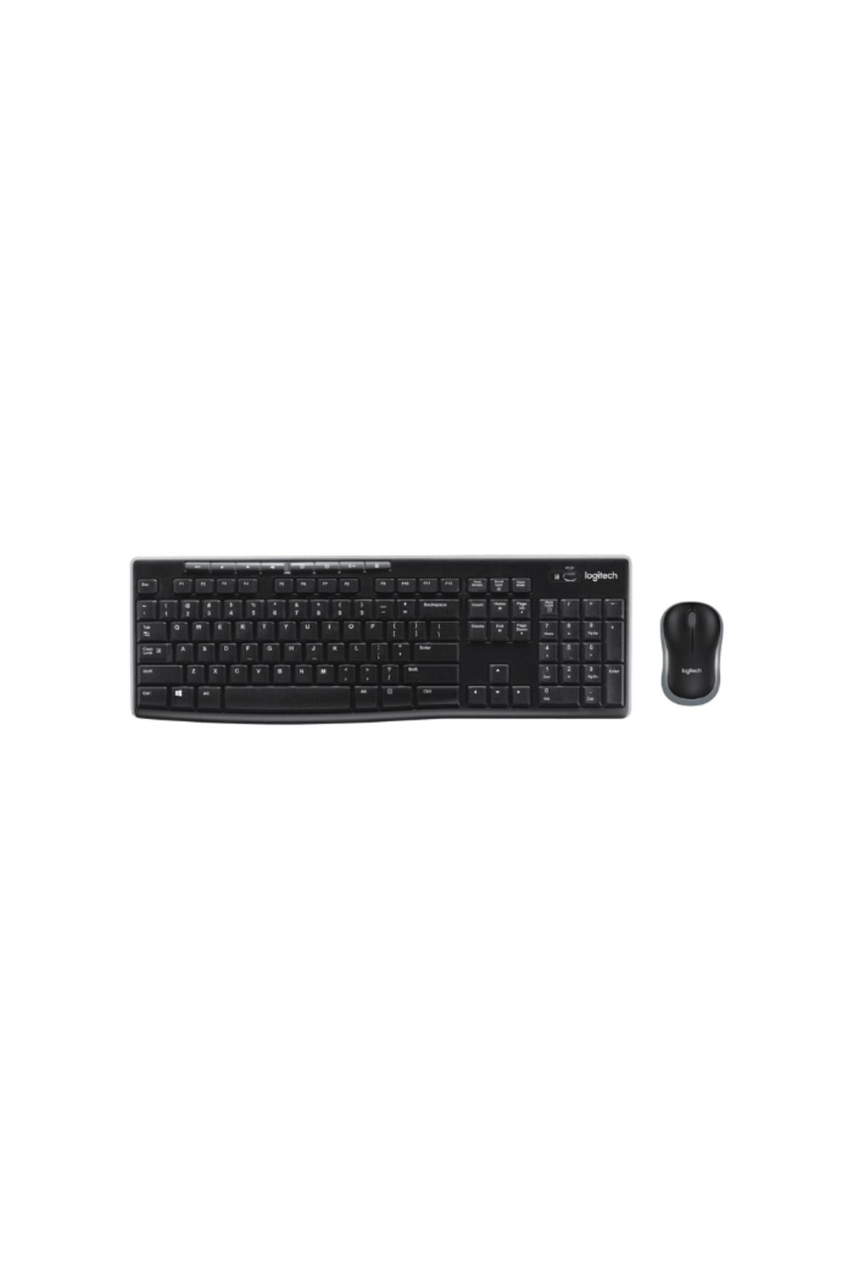 logitech-لوحة مفاتيح وفأرة MK270 بتصميم عربي/إنجليزي - جرافيت 1