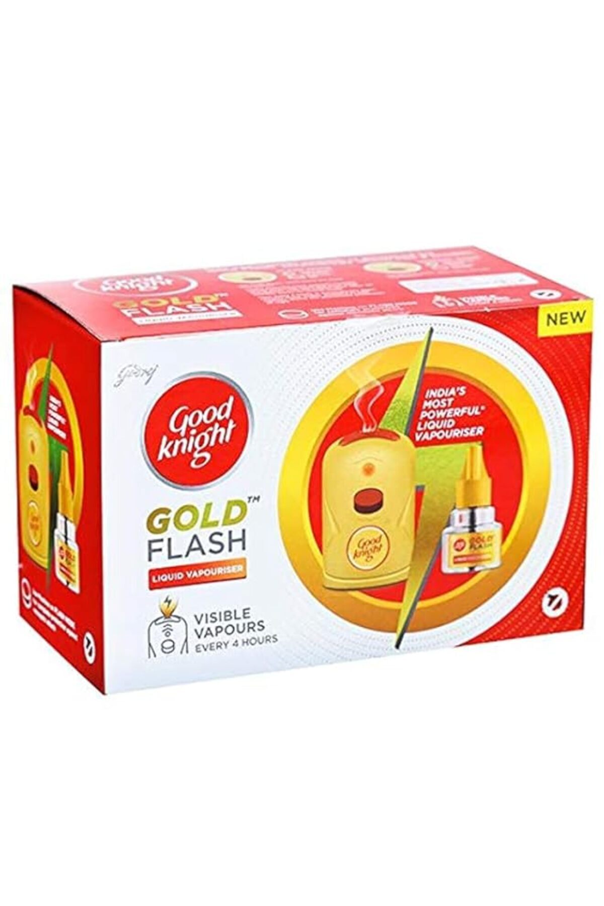 Generic-Godrej Gold Flash Good Knight Liquid Vaporizer with Machine,45ml 1