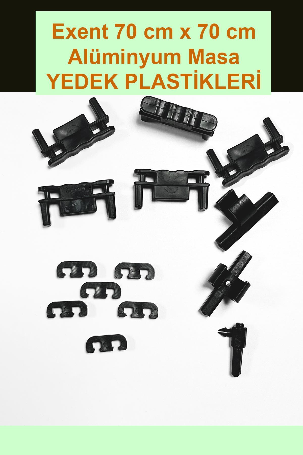 Exent 70x70 Alüminyum Masa Yedek Plastikleri-12 Adet - Fiyatı