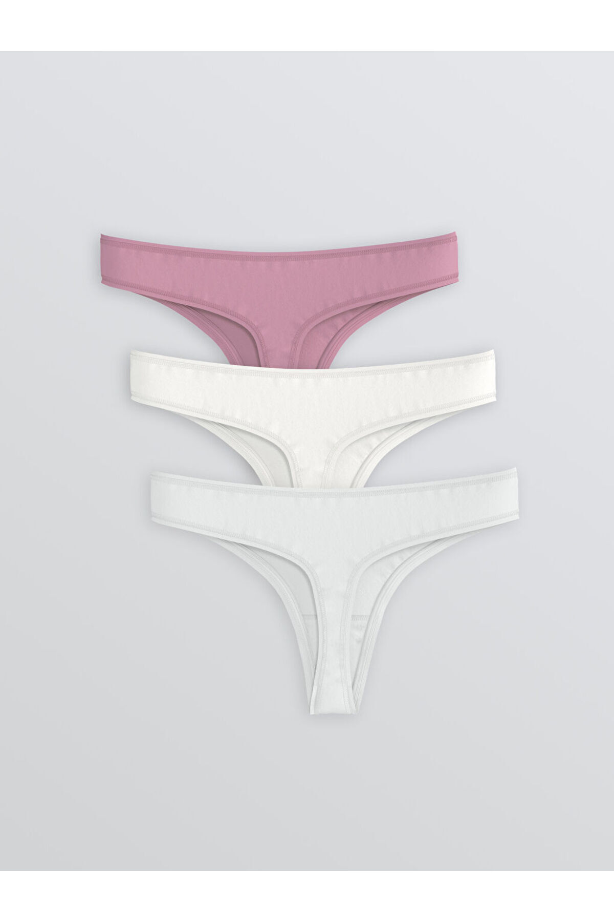 LC Waikiki-Sparkling Selections from Shining Store |   Plain Thong Panties 3-Pack 2