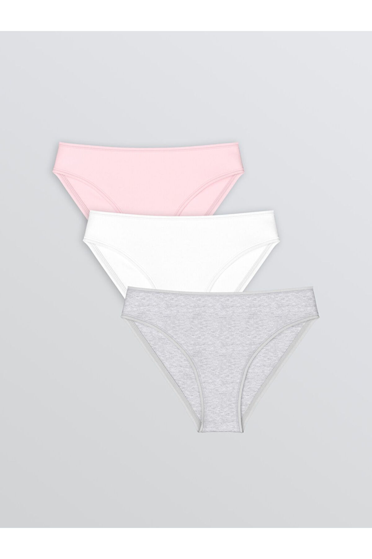 LC Waikiki-Create Your Style from Uzg Store |   Pink Plain Bikini Panties 3-Piece 1