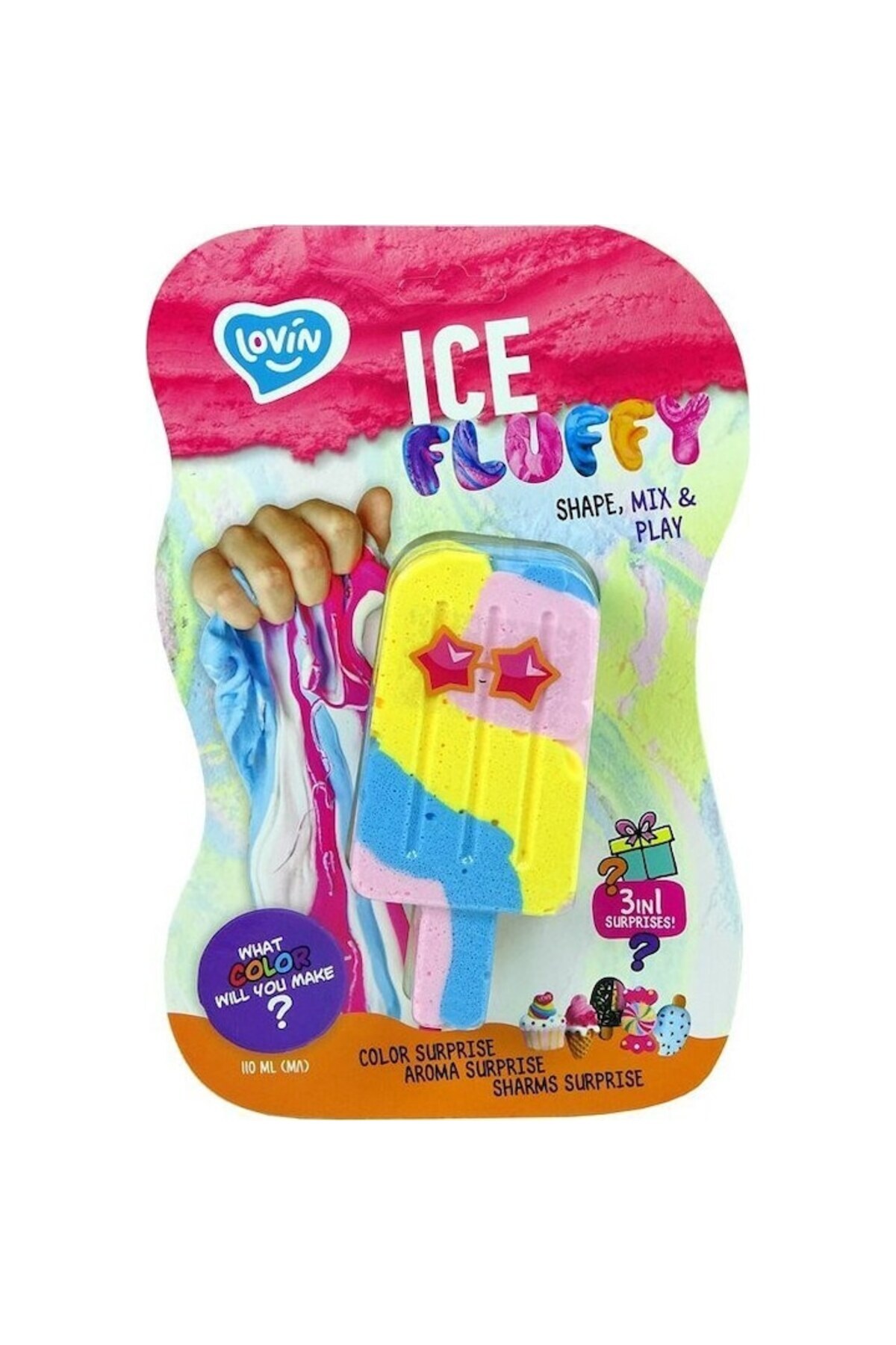 MAKSIK-Modeling Paste Slime Lody, 3-Color Set, Scented 2