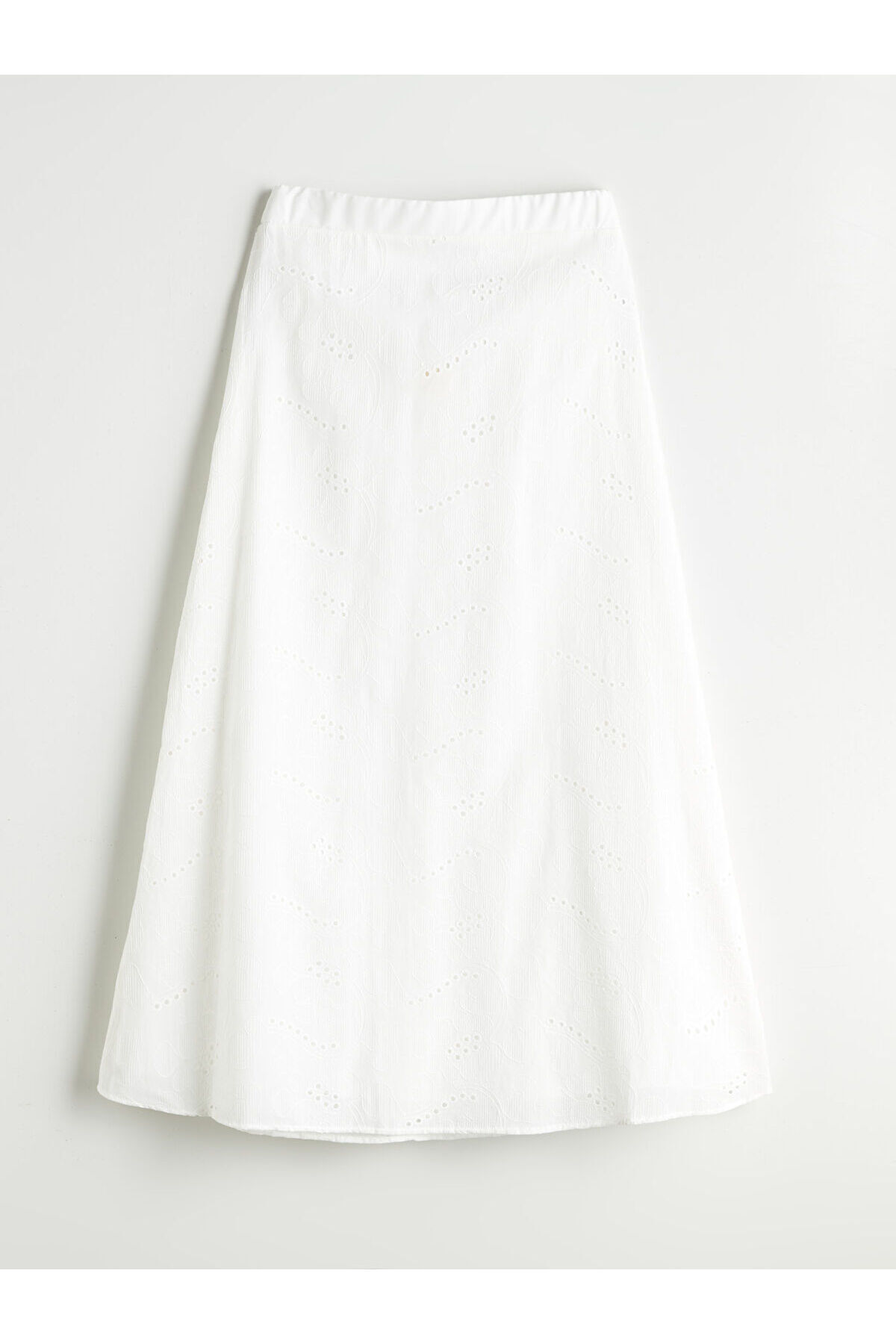 LC Waikiki-A-Line Skirt with Openwork Elastic Waist 5