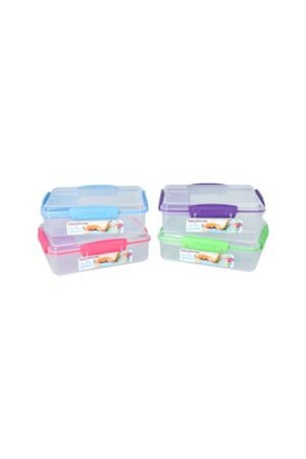 Sistema-Snack Attack Duo To Go Lunch Box – Assorted Colours 975ml 1