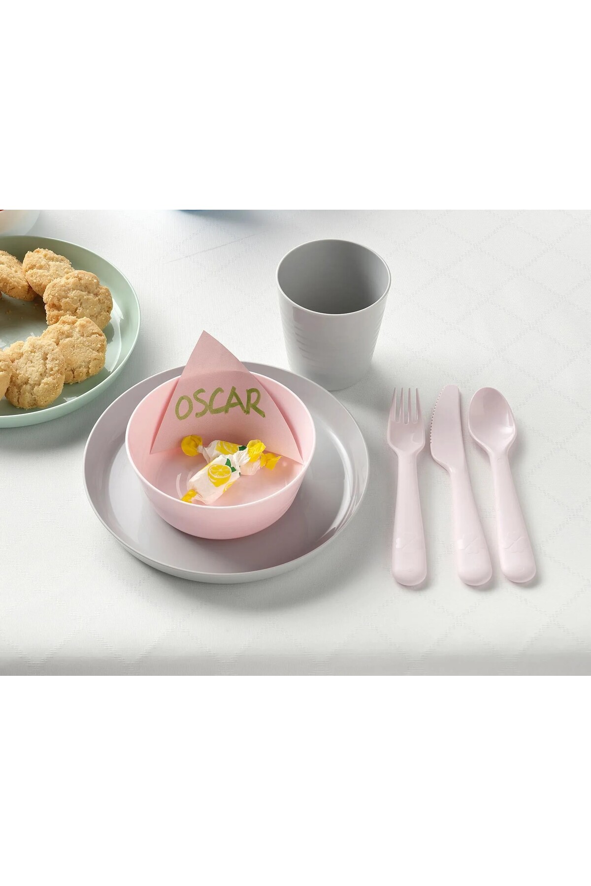 IKEA QUİCK 24 Parça Çocuk Yemek Seti Çok Renkli 6 Kase 6 Kaşık 6 Çatal 6 Bıçak Plastik Mama Set fotoğrafı 3 (önizleme)