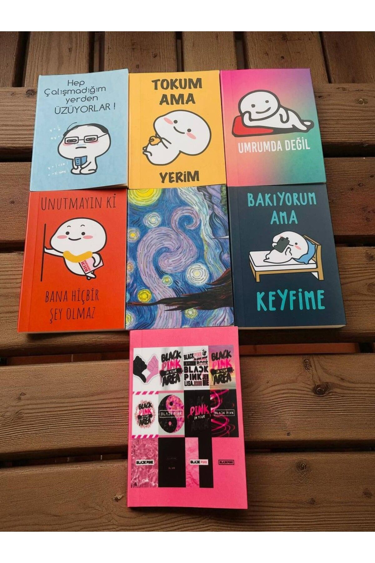 GALATA GIFT-Fun Mini Notepad, Small Size Cartoon Unlined A7 Notebook 6