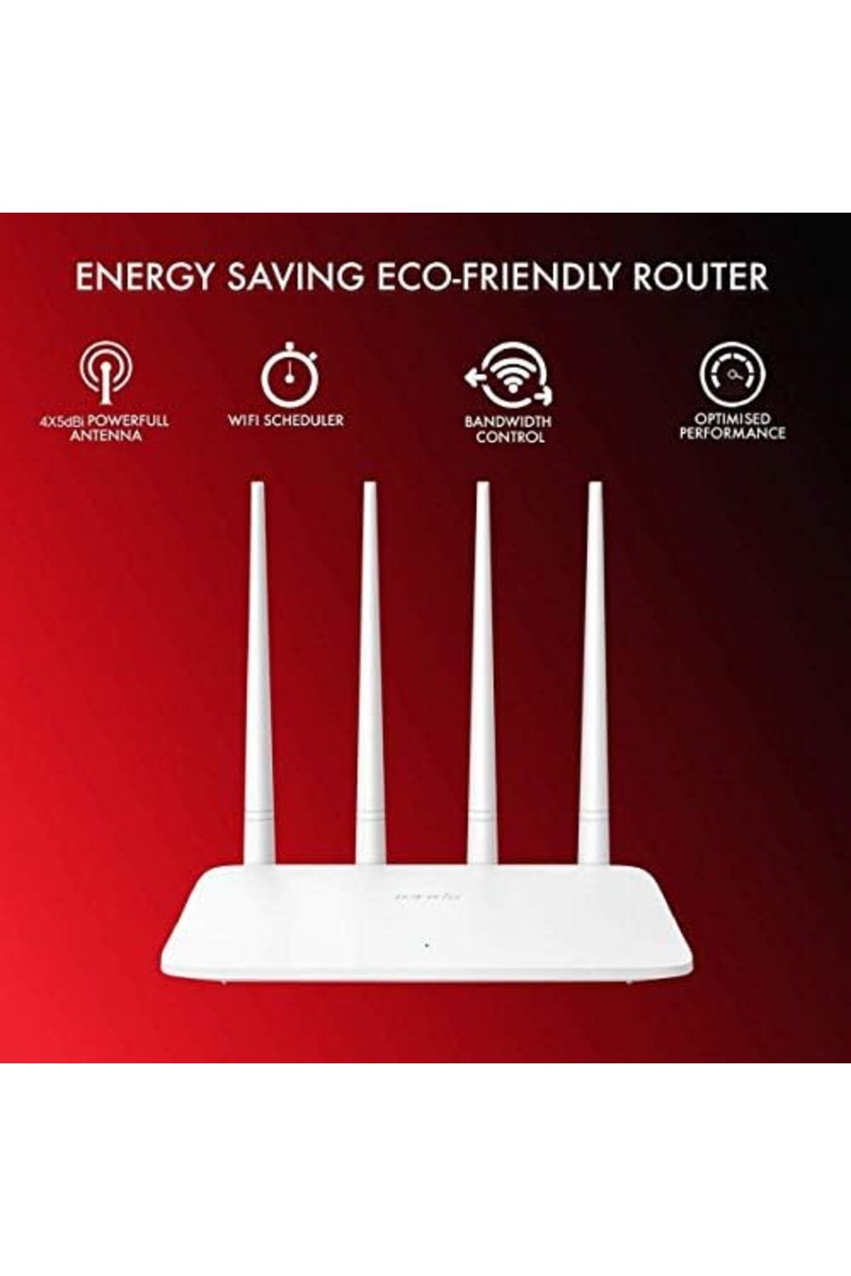 Tenda-F6 V4.0 Wireless N300, 4X5dBi Antennas, Easy Setup Router (White, Not a Modem) 6