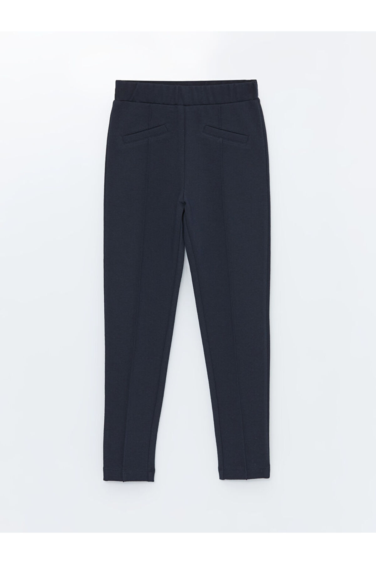 LC Waikiki Lacivert Beli Lastikli Kız Çocuk Uzun Tayt fotoğrafı 4 (önizleme)