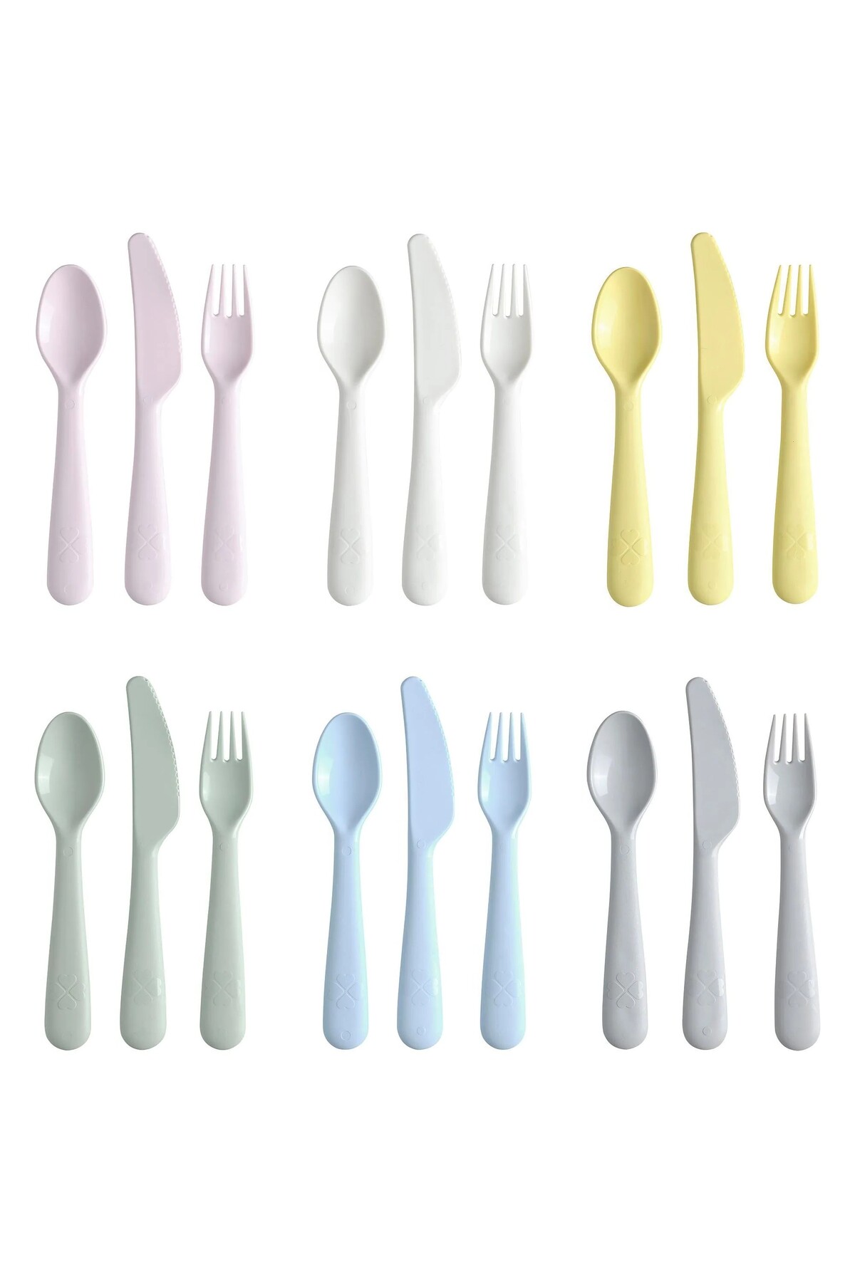 IKEA QUİCK 24 Parça Çocuk Yemek Seti Çok Renkli 6 Kase 6 Kaşık 6 Çatal 6 Bıçak Plastik Mama Set fotoğrafı 2 (önizleme)